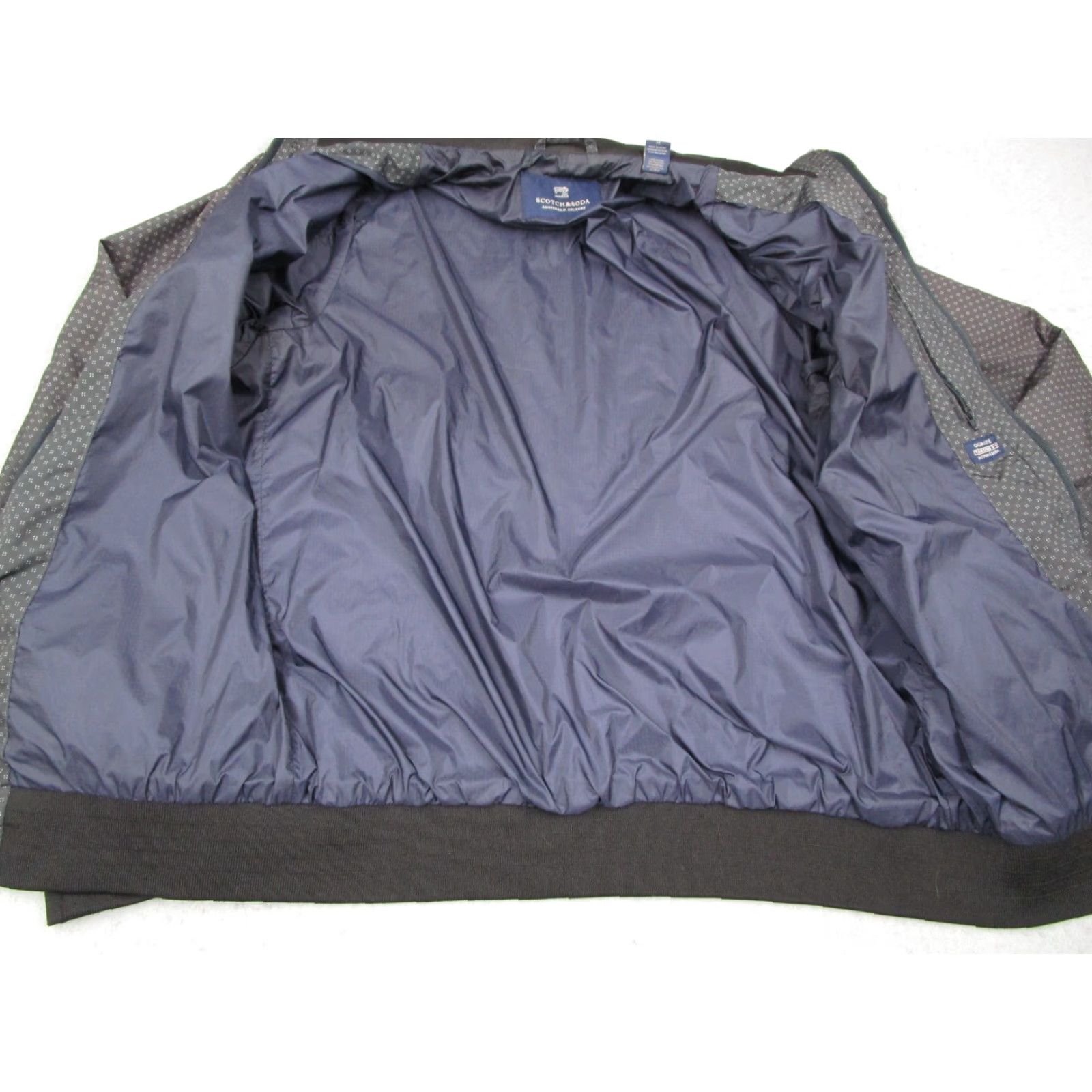 Scotch & Soda SCOTCH & SODA JACKET MEN'S MEDIUM GRAY TOKYO CULT FULL ZIP BOMBER LINED Size US M / EU 48-50 / 2 - 5 Thumbnail