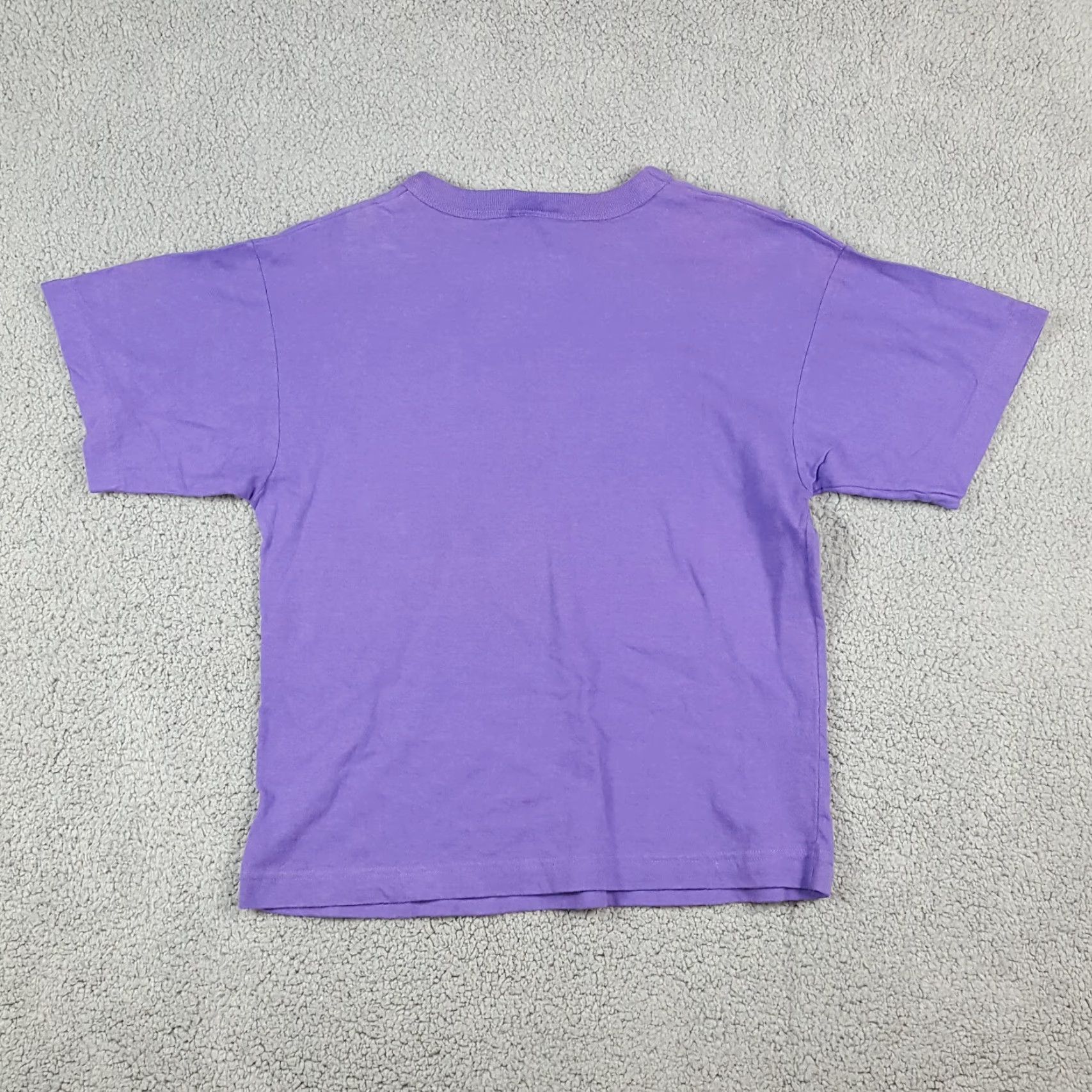 Etro Vintage Alley Cat Women's T-Shirt S Purple Floral 90s Retro Cotton Casual Size S / US 4 / IT 40 - 7 Thumbnail