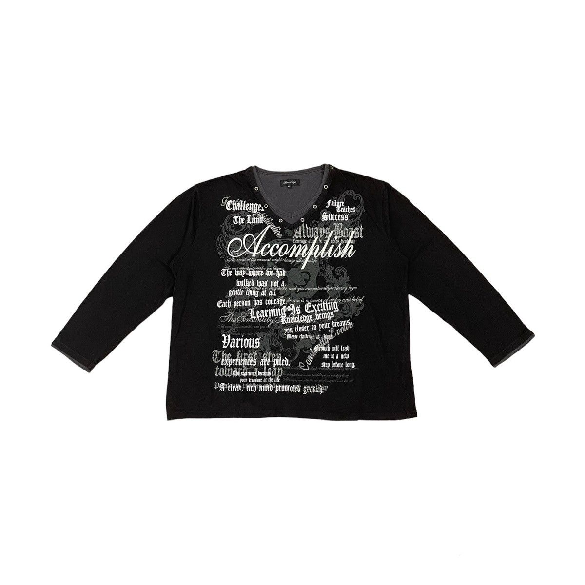 If Six Was Nine × Japanese Brand × Le Grande Bleu (L.G.B.) Fine step poems longsleeve ifsixwasnine styled Size US XXL / EU 58 / 5 - 1 Thumbnail