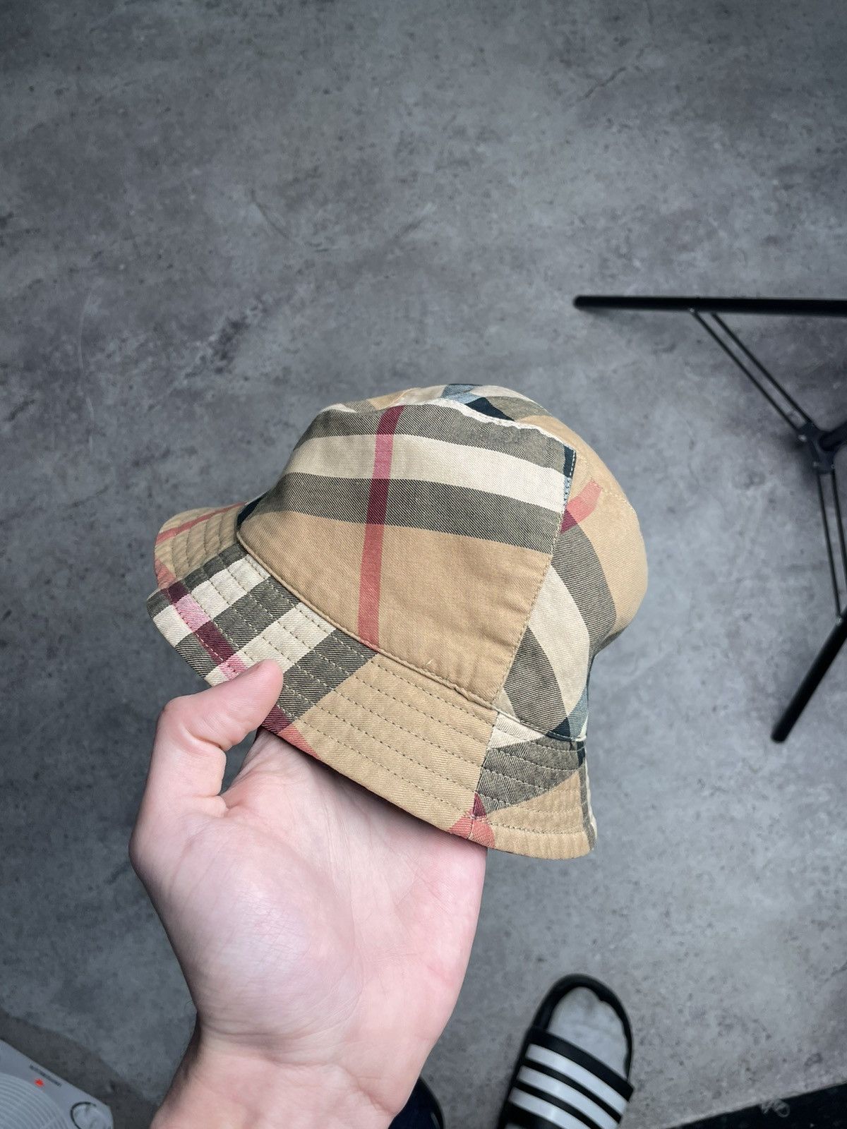 Burberry Vintage Burberry London 2 in 1 Panama hat Size ONE SIZE - 5 Thumbnail