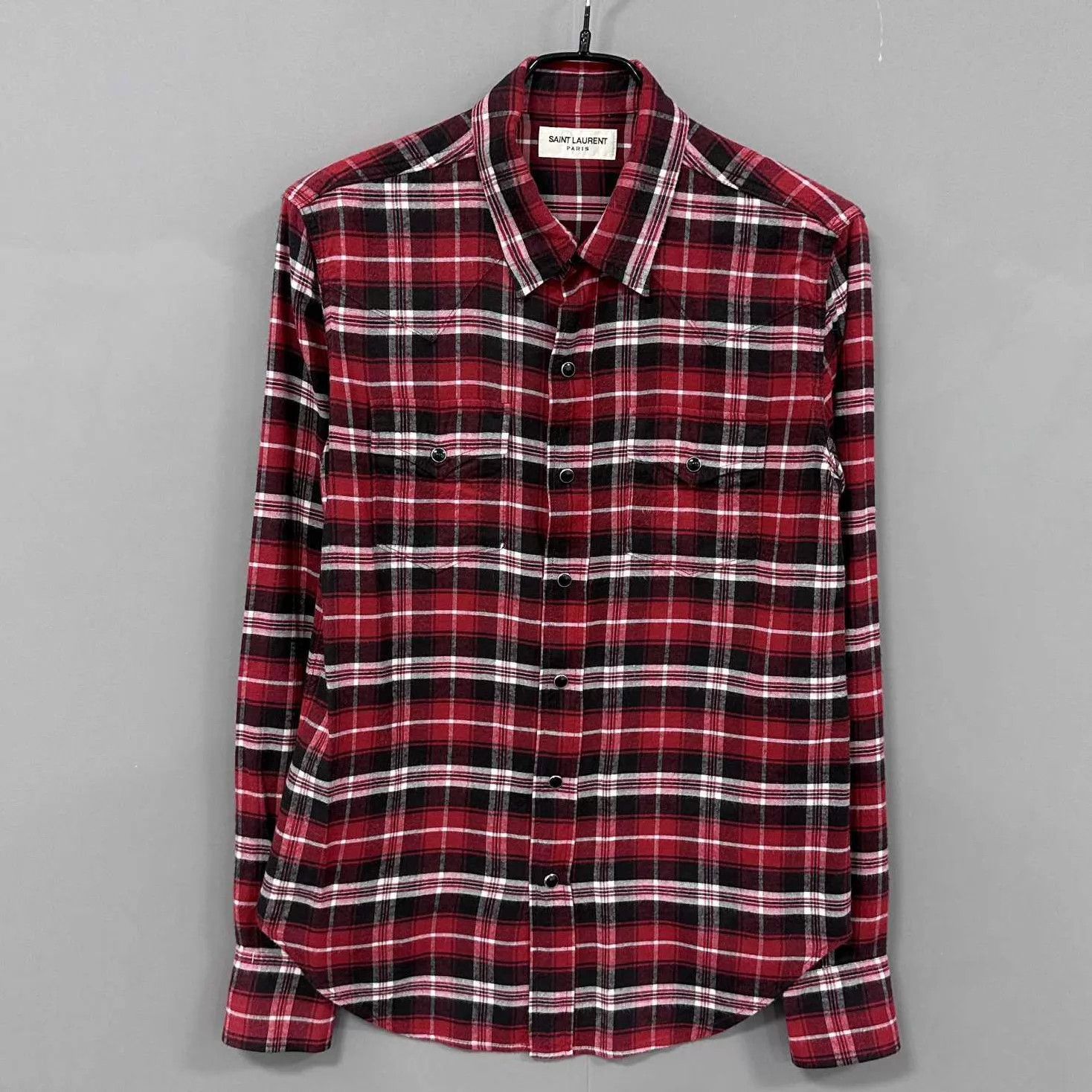 Saint Laurent Paris Saint Laurent Paris Check Shirt 99 New M Size US M / EU 48-50 / 2 - 1 Thumbnail