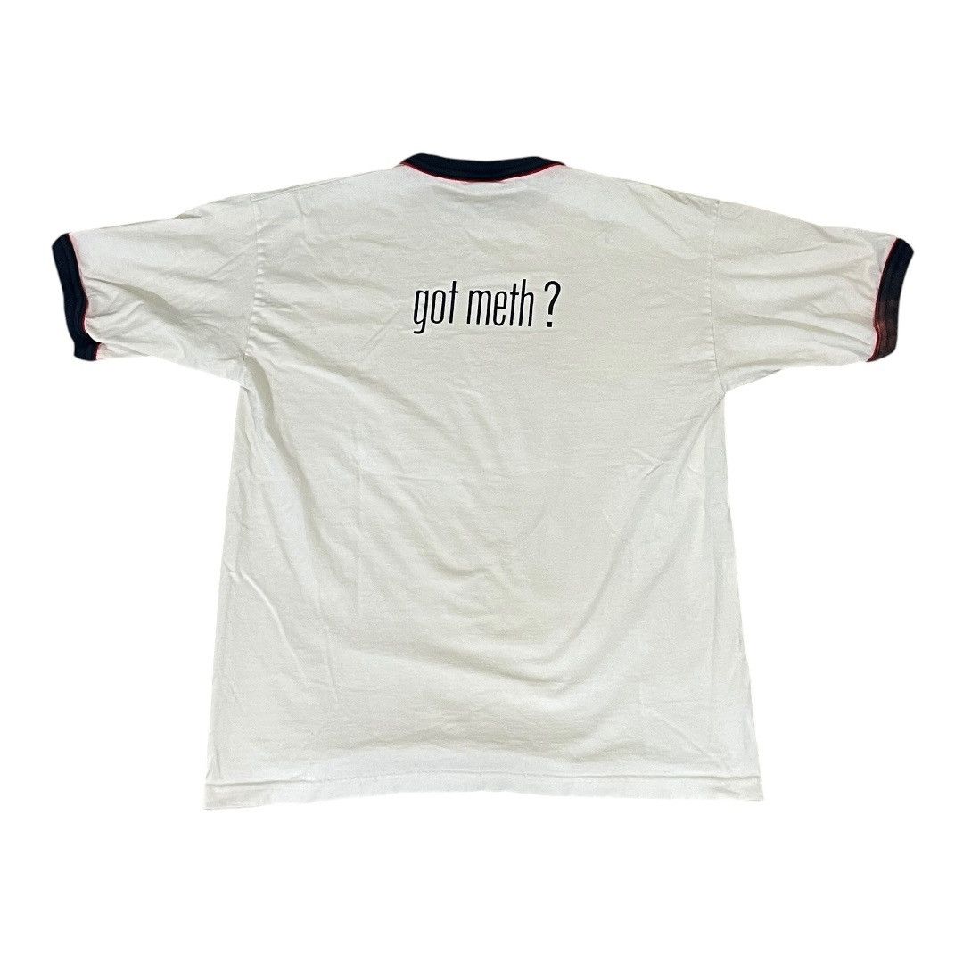 Band Tees VINTAGE Crystal Method Got Meth? Ringer T Shirt Size US L / EU 52-54 / 3 - 5 Thumbnail
