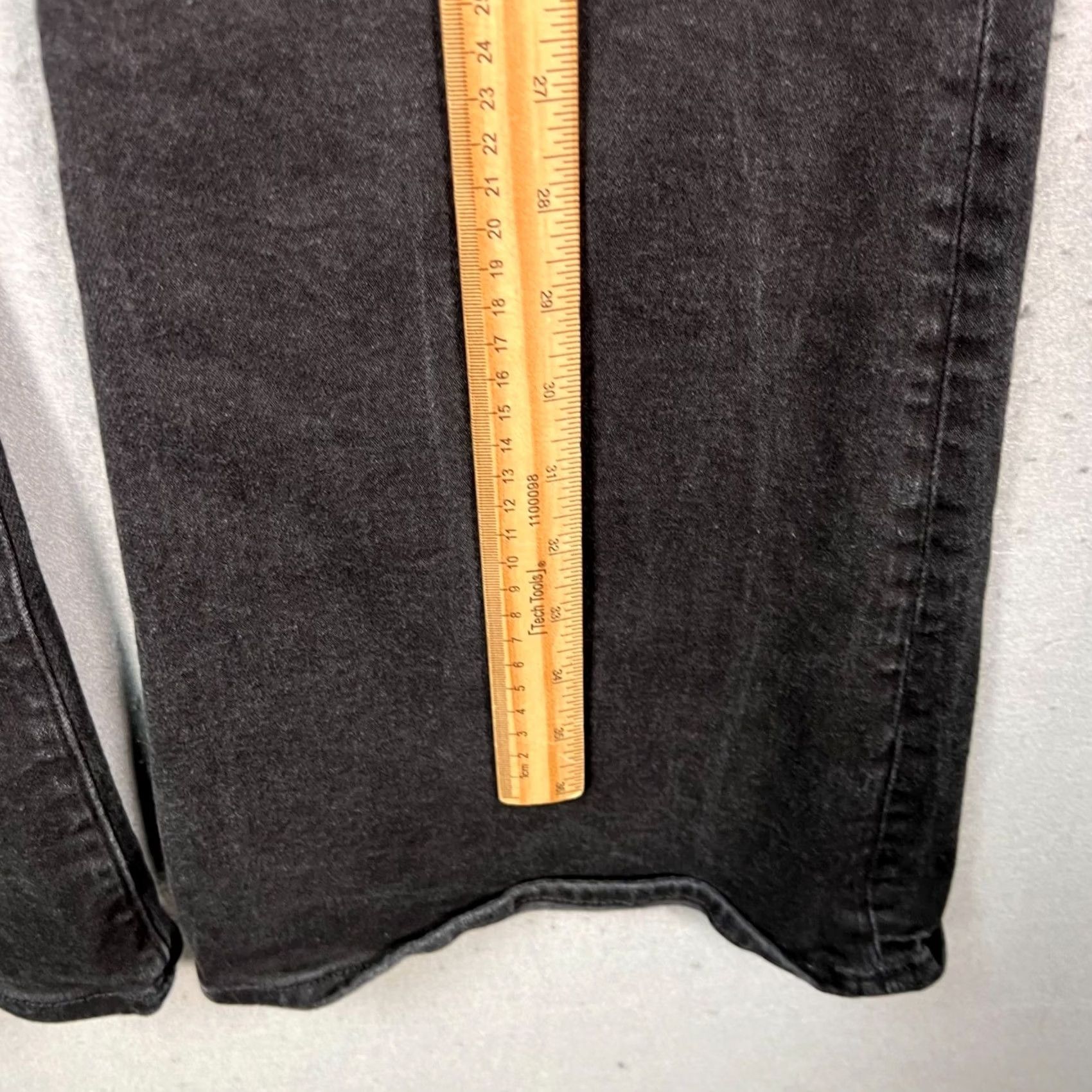 Abercrombie & Fitch Abercrombie & Fitch Jeans Womens 32 / 14 Black Denim Ultra High Rise Flare Size 24" / US 00 / IT 34 - 6 Thumbnail