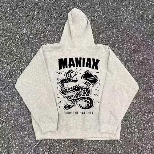VIBE Hip Hop Snake Alphabet Print Casual XL Hooded Sweatshirt Size US XL / EU 56 / 4 - 5 Thumbnail