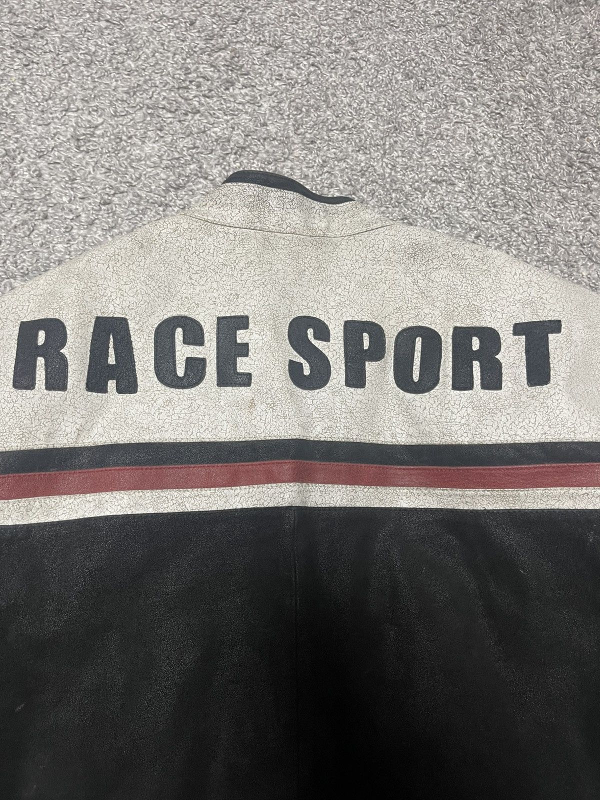 Japanese Brand Vintage Racing Moto Leather Jacket Bike Team size XL Size US XL / EU 56 / 4 - 3 Thumbnail
