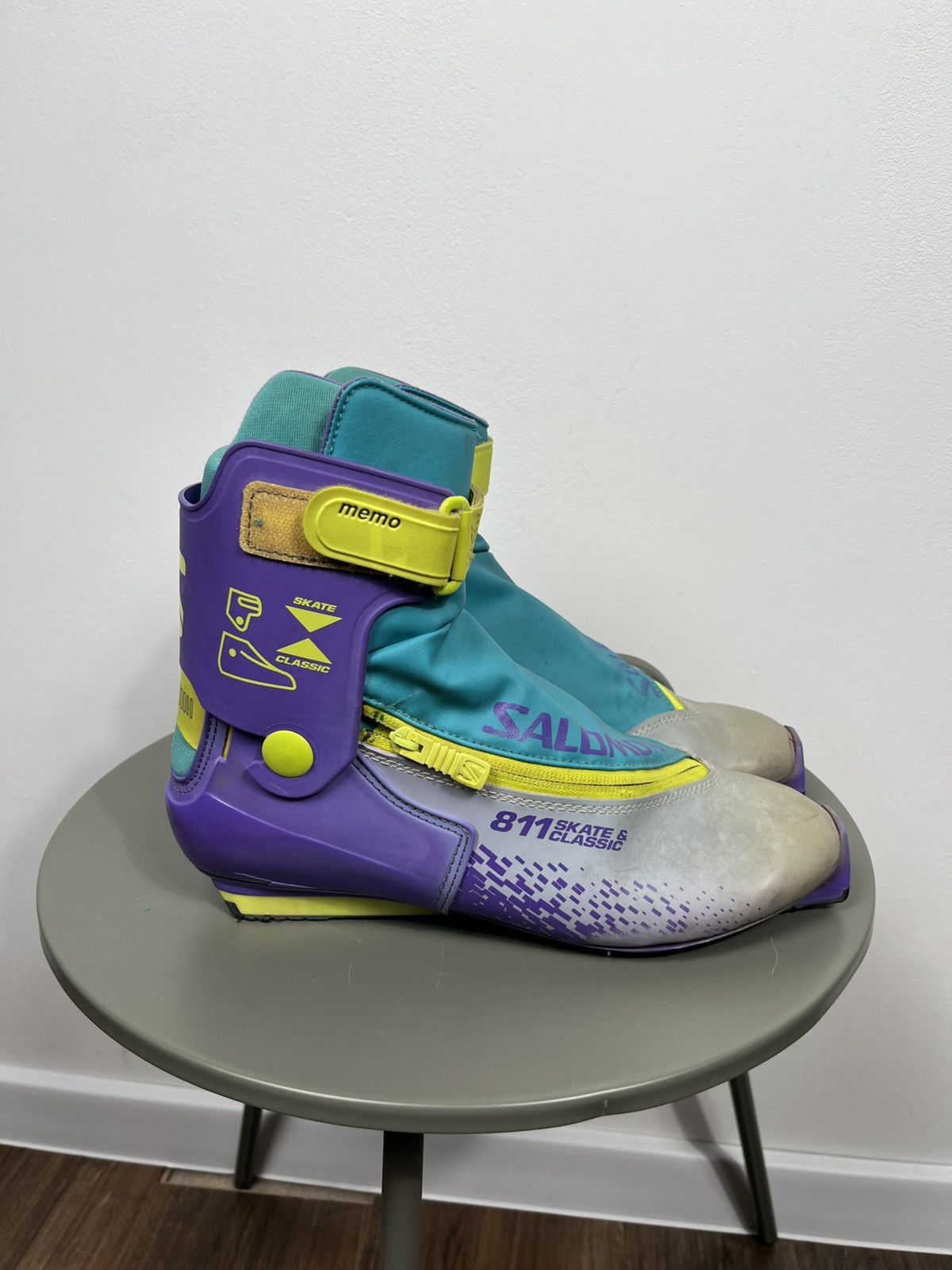 Salomon Vintage Salomon SNS Ski Boots 9 US 42 EU France Size US 9 / EU 42 - 3 Thumbnail