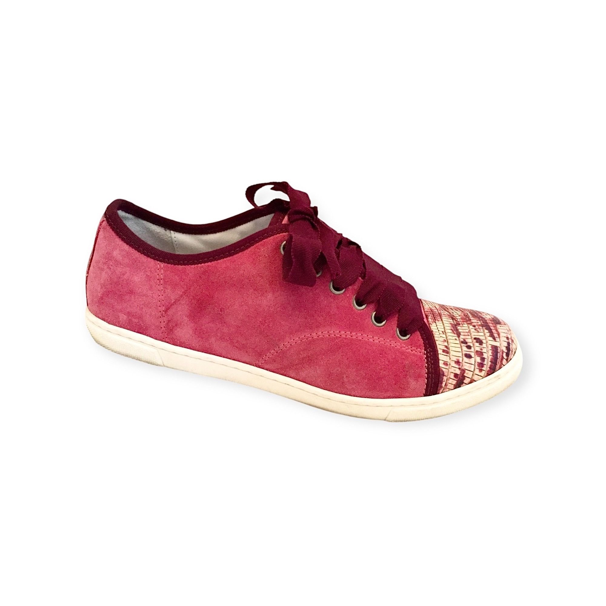 Lanvin Lanvin Paris Basket Basse Sneakers Alber Elbaz Era EU 39 Size US 9 / IT 39 - 4 Thumbnail
