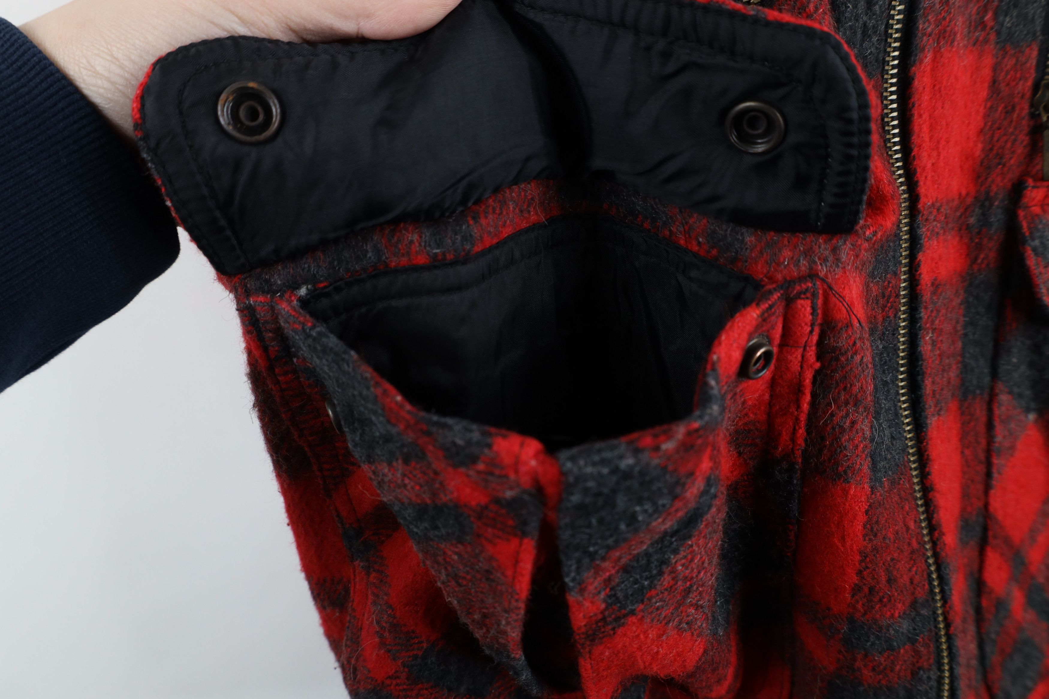 Vintage Vintage 70s Streetwear Deep Pile Fleece Lined Vest Jacke Size US S / EU 44-46 / 1 - 6 Thumbnail