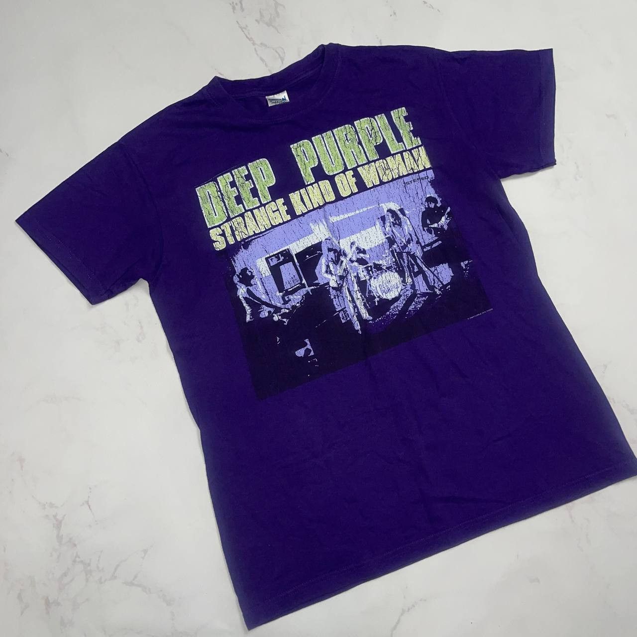 Vintage 10 Deep Purple Strange Kind Of Woman Band Shirt Size M Size US M / EU 48-50 / 2 - 2 Thumbnail