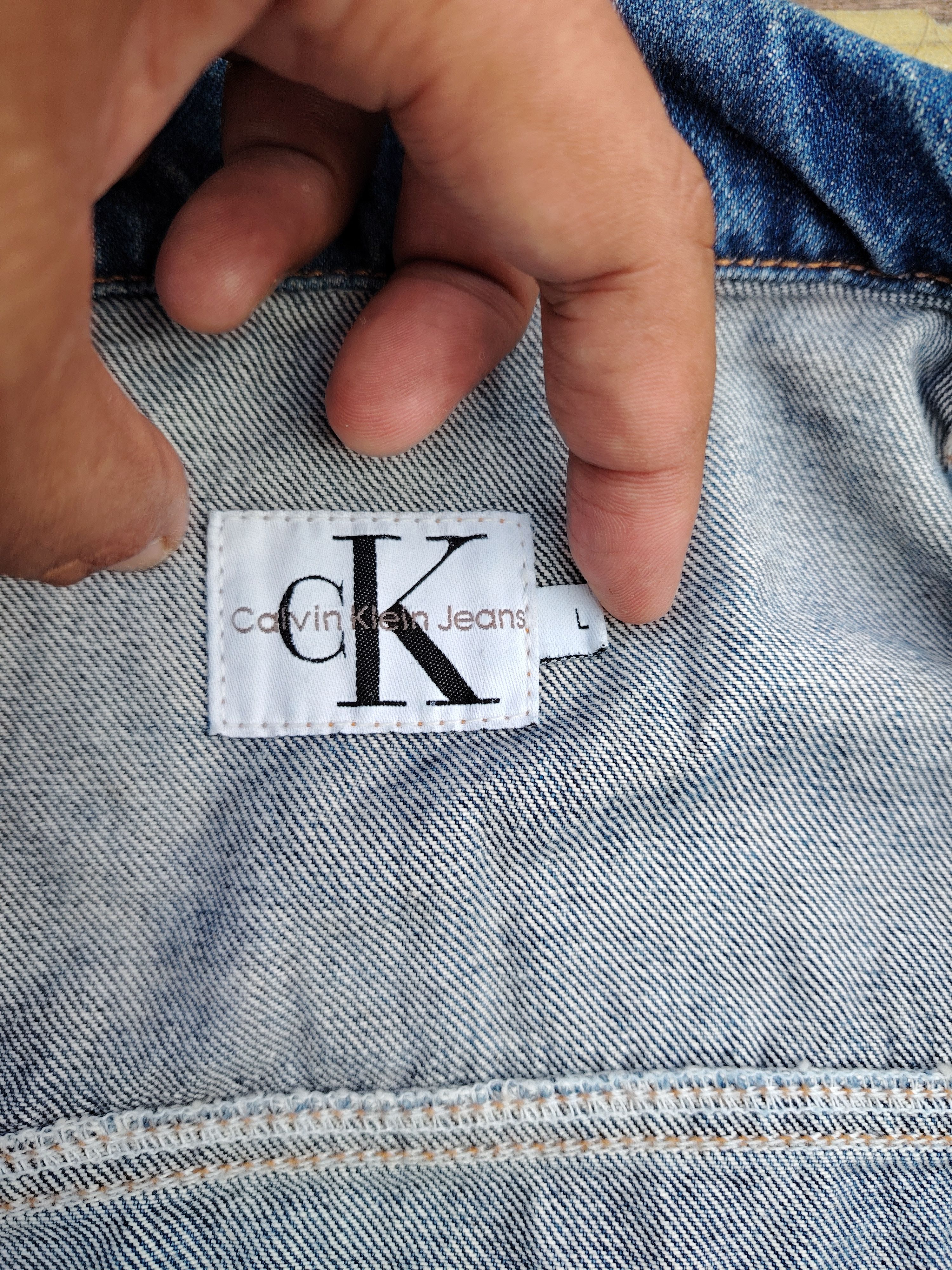 Calvin Klein × Vintage Calvin Klein Vintage Denim Vest Jacket Size US L / EU 52-54 / 3 - 5 Thumbnail