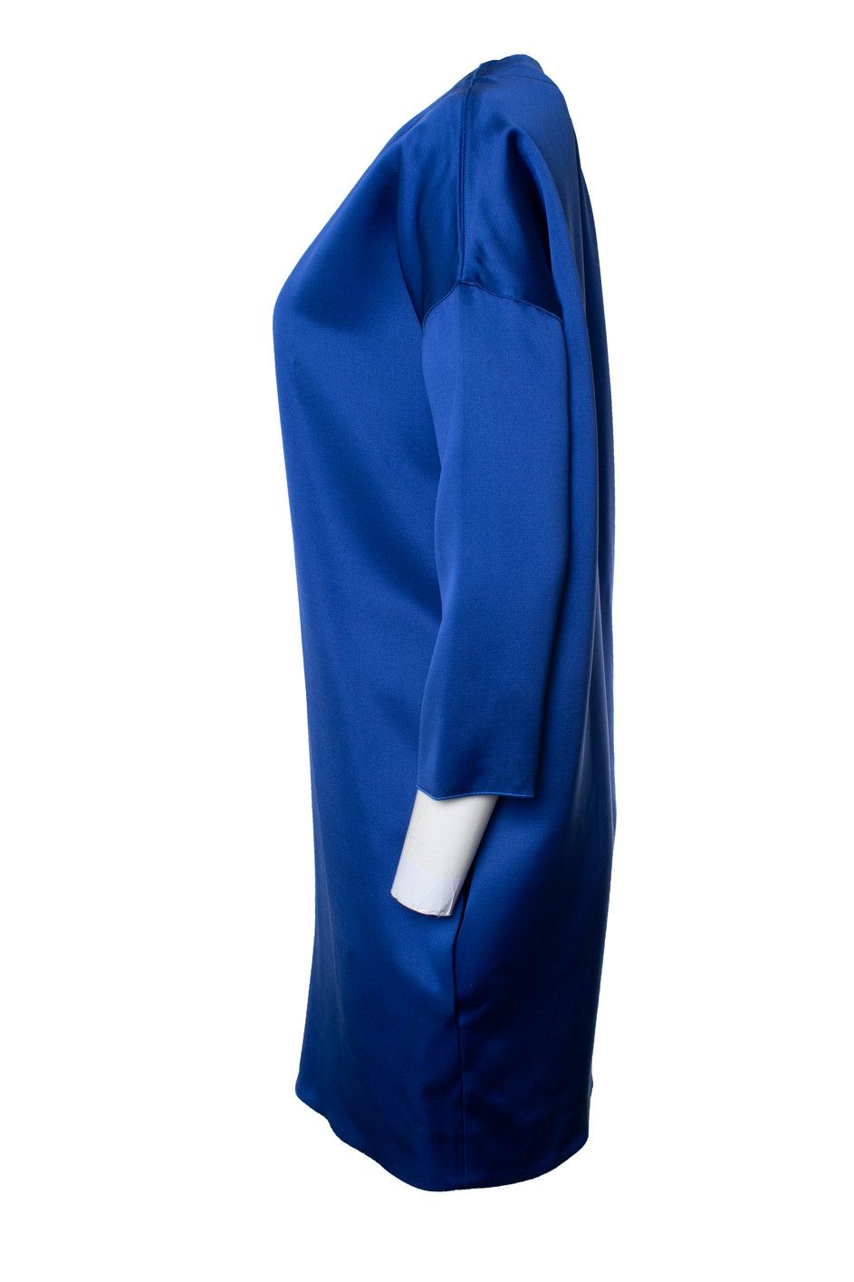 Celine Celine, kobalt blue silk blend dress Size XS / US 0-2 / IT 36-38 - 2 Thumbnail