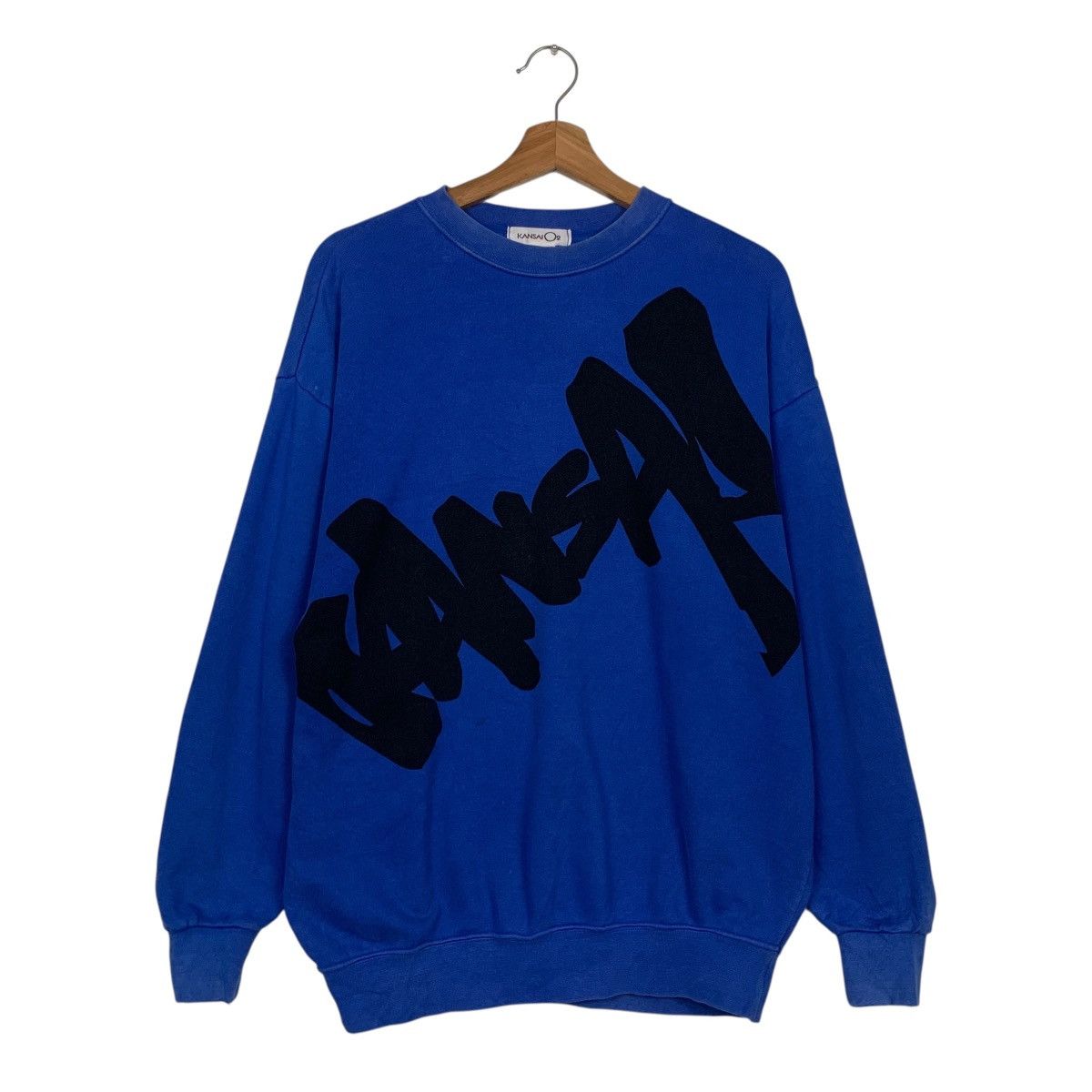 Kansai Yamamoto Vintage 90’s KANSAI Big Logo Crewneck Sweatshirt #3578-C163 Size US M / EU 48-50 / 2 - 1 Thumbnail