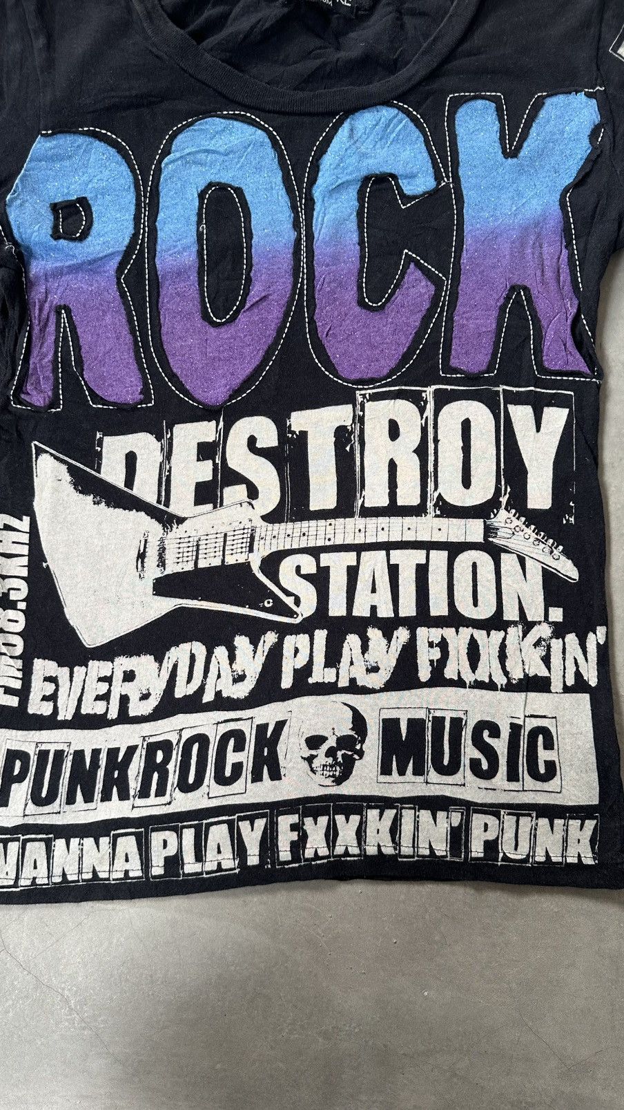 Other PRIVE JOKE ROCK DESTROY JAPAN PUNK TEE Size US S / EU 44-46 / 1 - 2 Thumbnail