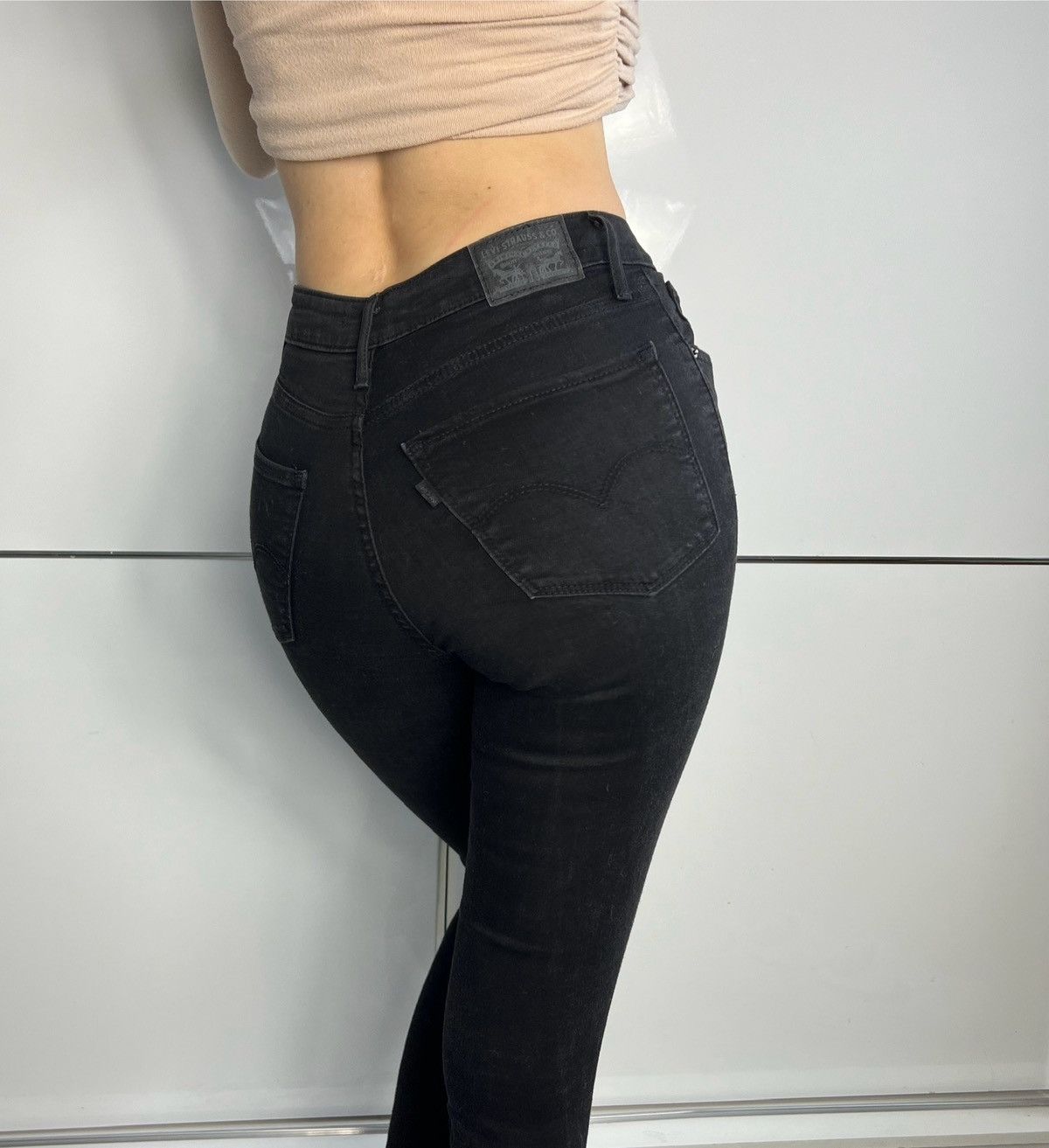 Levi's Spodnie Levi’s 721 High Rise Skinny Jeans Black Tab Damskie Size 26" / US 2 / IT 38 - 1 Thumbnail