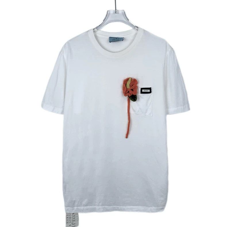 Prada Prada 22 logo letter three-dimensional flower decoration ro Size US L / EU 52-54 / 3 - 1 Thumbnail