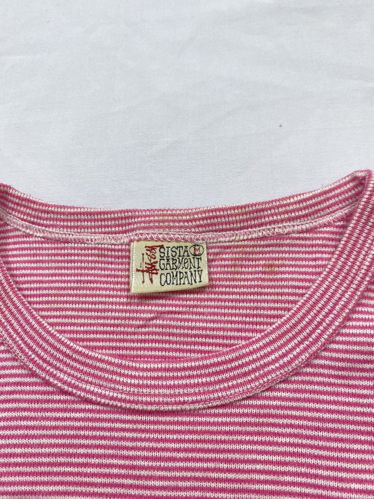Stussy Vintage Stussy Stripe Sista Tshirt Size US S / EU 44-46 / 1 - 4 Thumbnail