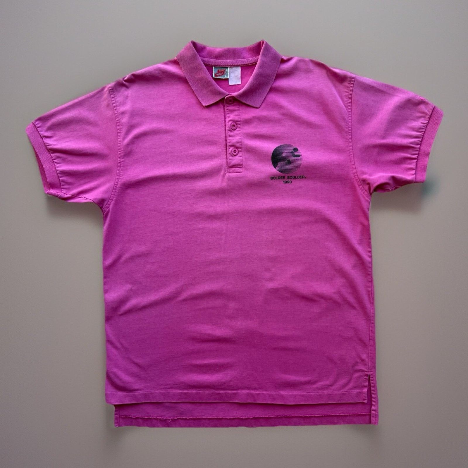 Nike Vintage Nike Polo Shirt L Pink 90s Boulder Boulder Memorial Size US L / EU 52-54 / 3 - 1 Thumbnail
