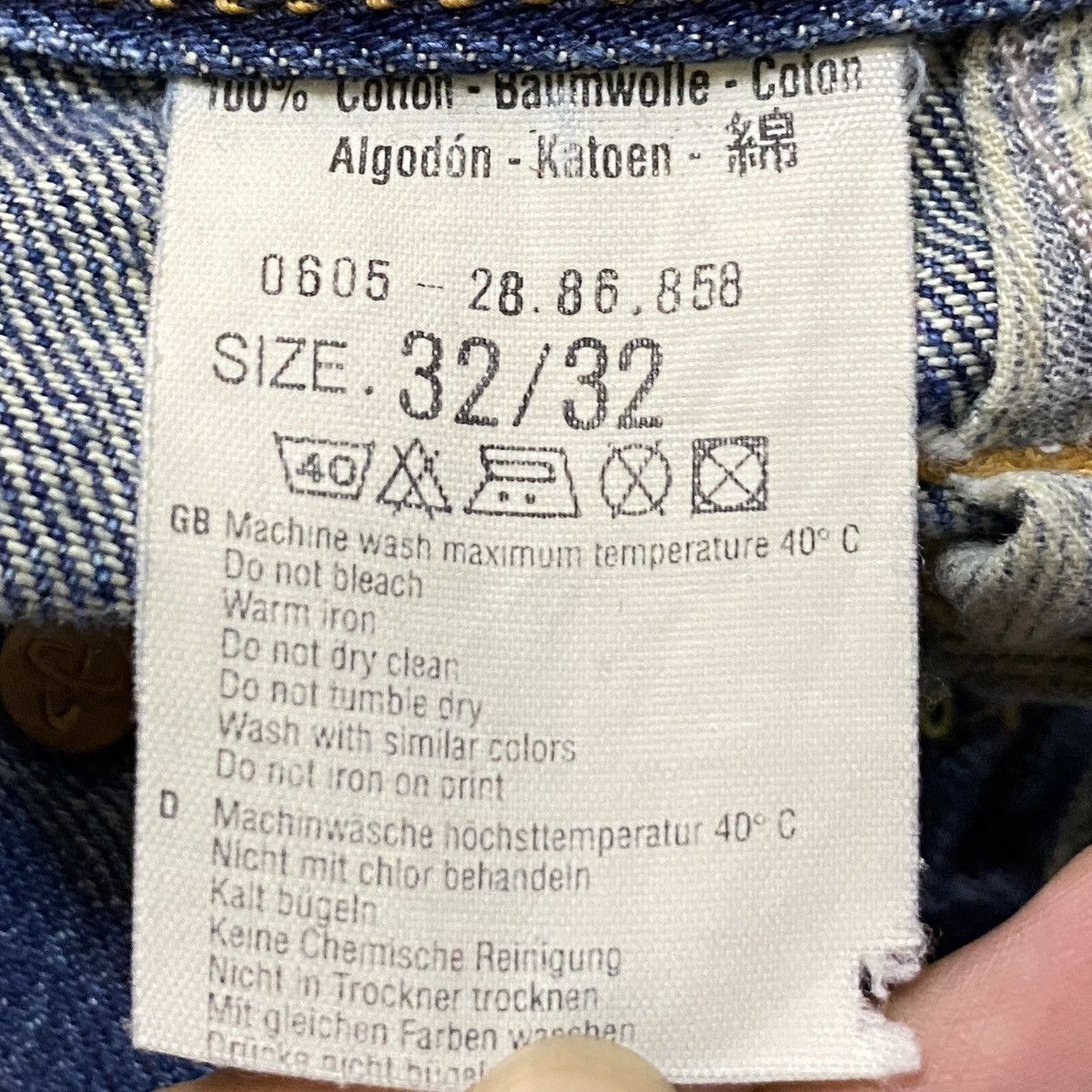 Japanese Brand Very Rare Vintage Japanese Brand Scotch Painting Jeans 2000s Size US 32 / EU 48 - 8 Thumbnail