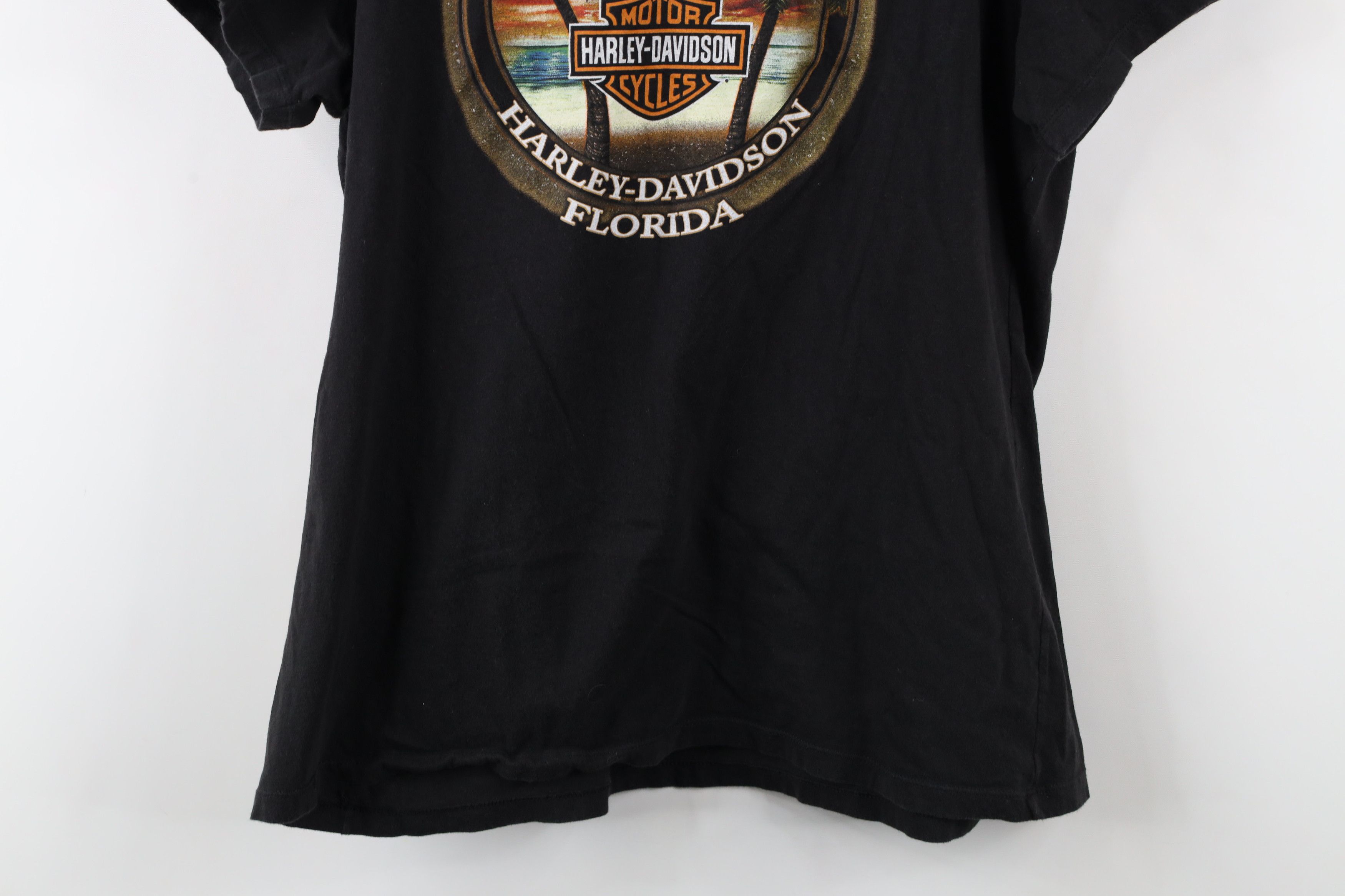 Harley Davidson × Vintage Y2K Harley Davidson Spell Key West Flordia V-Neck T-Shirt Size XXL / US 16-18 / IT 52-54 - 13 Thumbnail