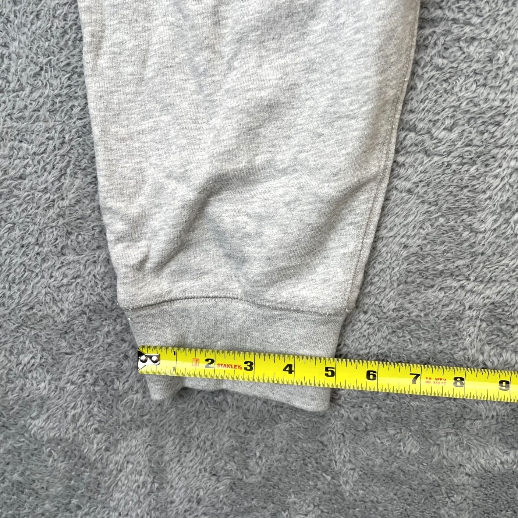 Lands' End Lands' End Pants Womens XL Gray Jogger Drawstring Comfort Pockets Tapered Front Flat Front City Preppy Sports Boy Mens Women Girls Size 40" / US 18 - 7 Thumbnail
