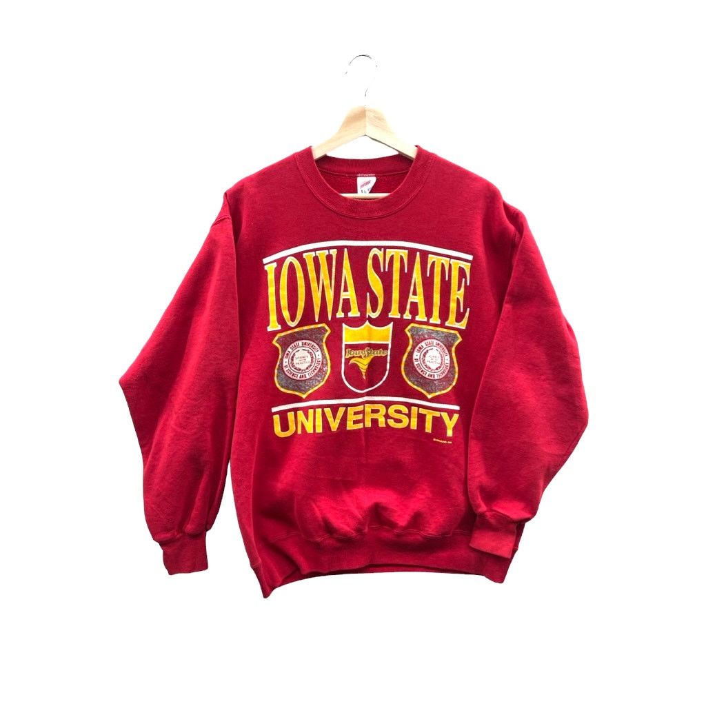 Jerzees Vintage 1990's Iowa State University College Sweater Size US L / EU 52-54 / 3 - 1 Thumbnail