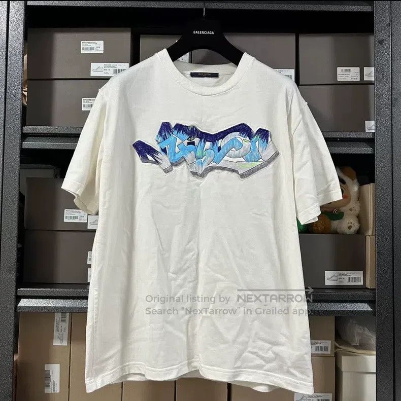 Louis Vuitton Louis Vuitton FW22 Solid monogrammed graffiti embroidered Size US XL / EU 56 / 4 - 1 Thumbnail