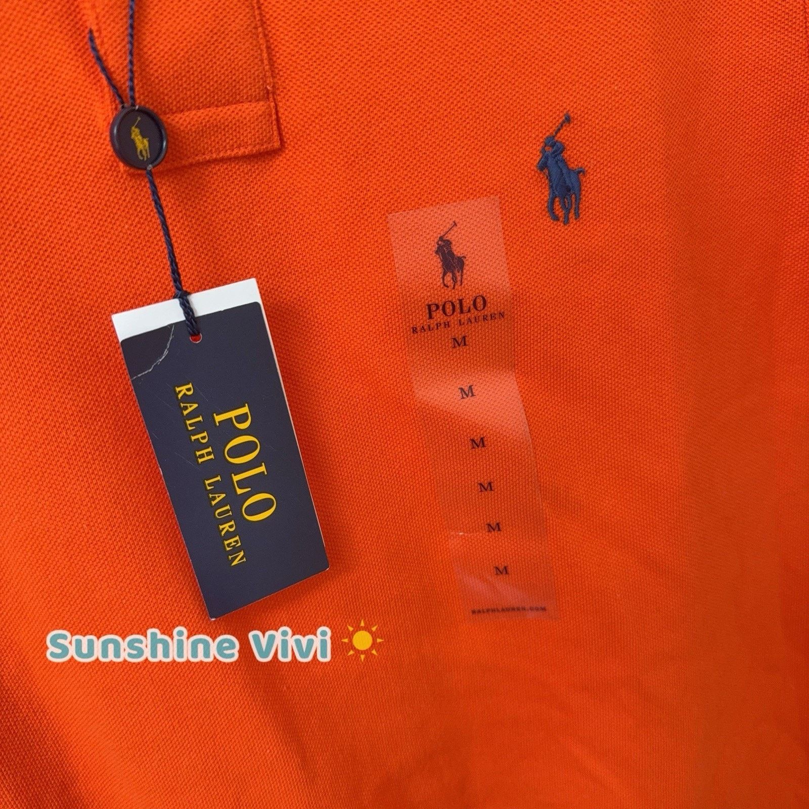 Polo Ralph Lauren NWT Polo Ralph Lauren Classic Fit Polo Shirt Men's M Orange Size US M / EU 48-50 / 2 - 2 Thumbnail