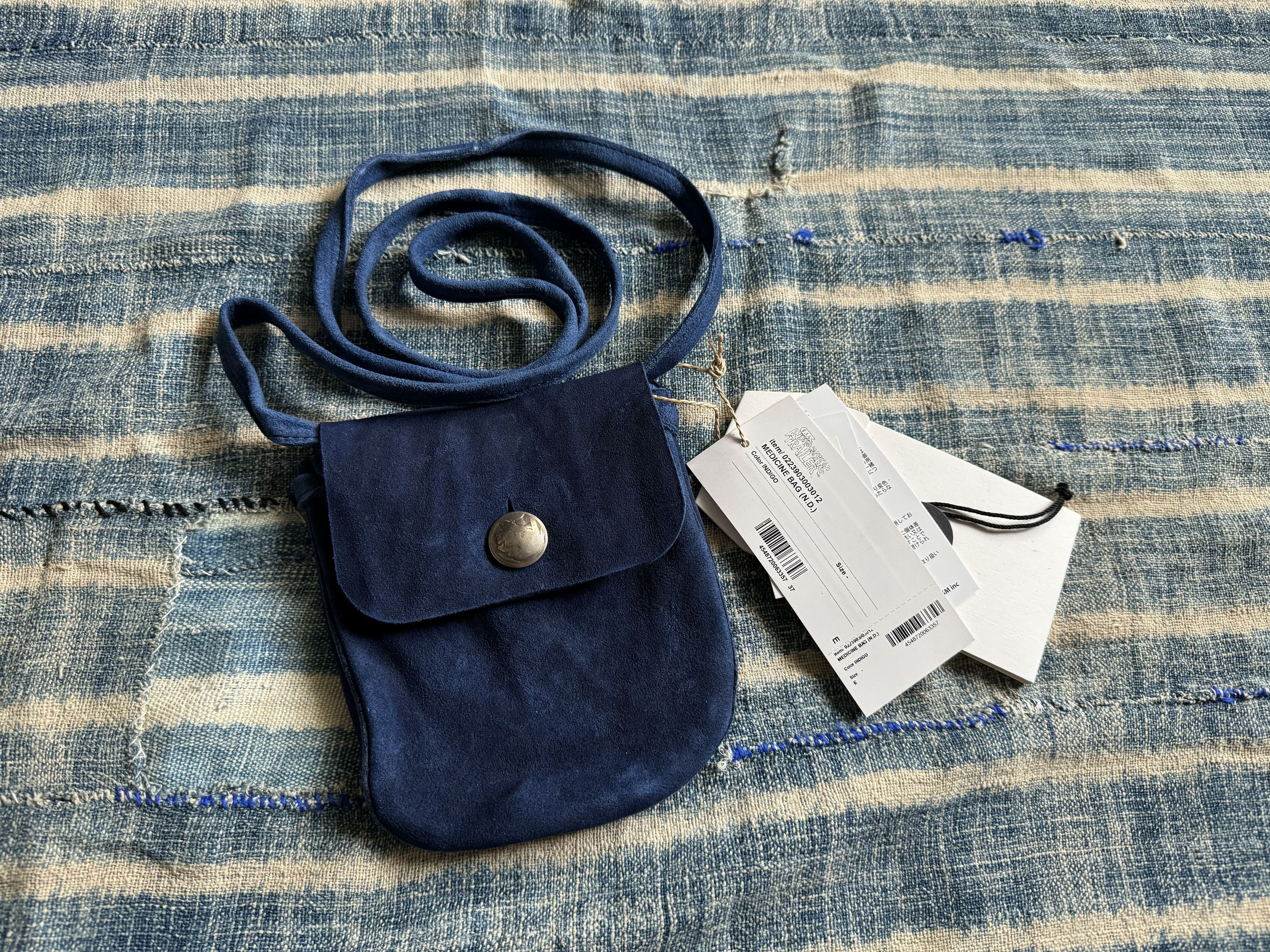image of Visvim Medicine Bag (N.d.) in Indigo, Men's