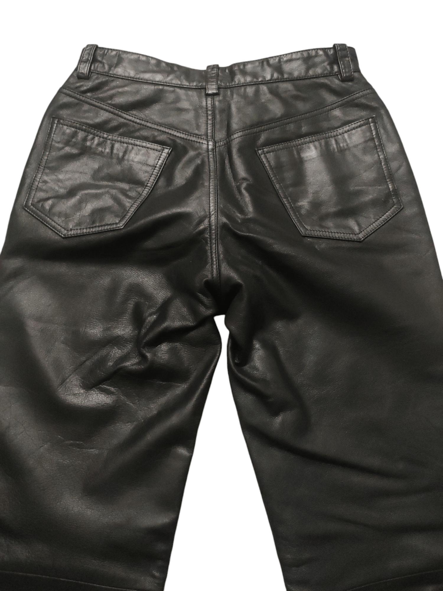 Yohji Yamamoto YOHJI YAMAMOTO "AAR" PANT LEATHER x RARE Size US 28 / EU 44 - 13 Thumbnail