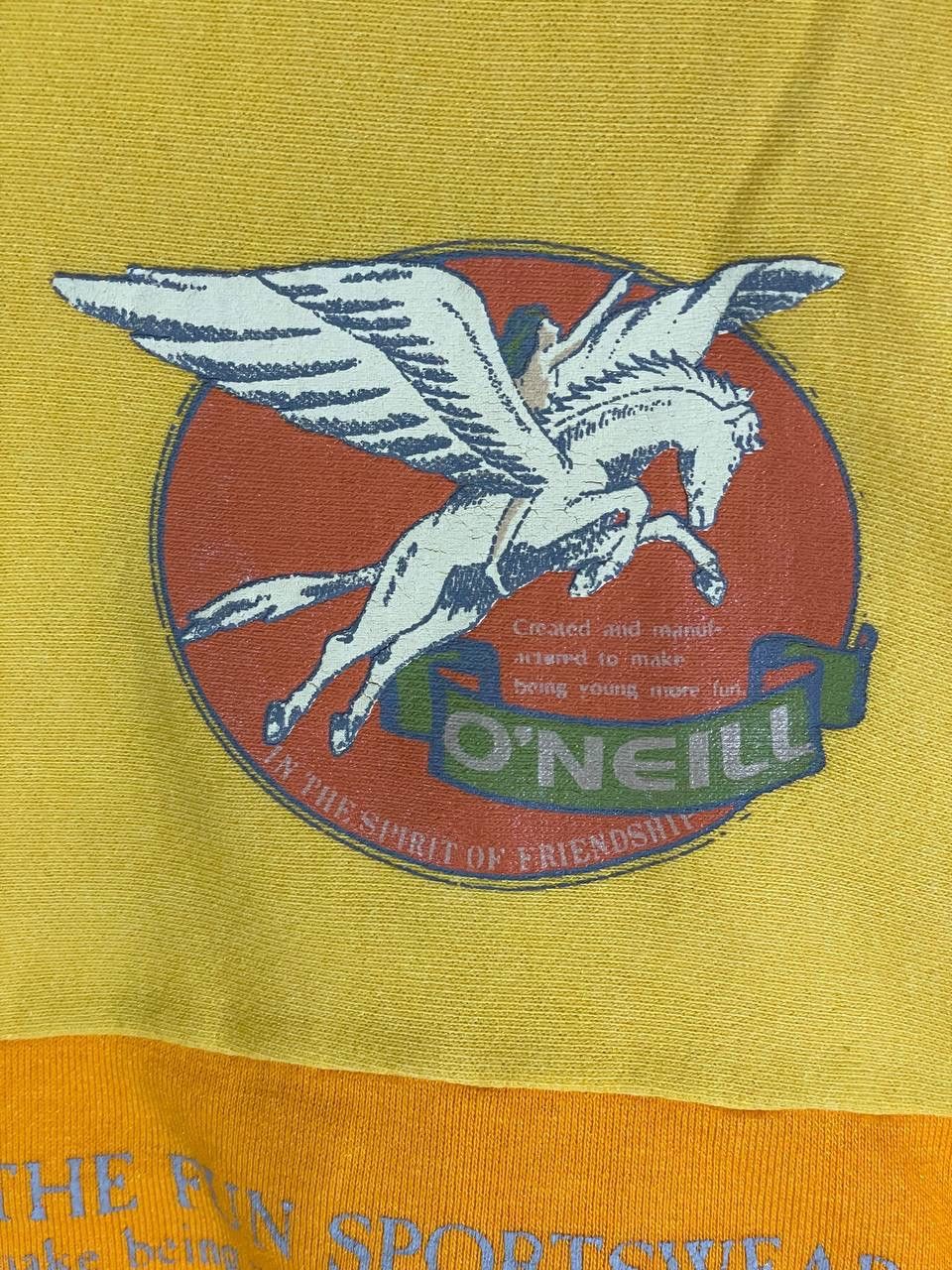 O'Neill Vintage 90s oneil surfing brand surfer pegasus sweatshirt L Size US L / EU 52-54 / 3 - 7 Thumbnail