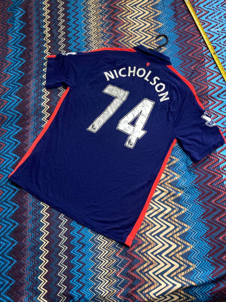 Nike × Vintage Vintage Nike Manchester United Away Kit Jersey Size US L / EU 52-54 / 3 - 10 Thumbnail