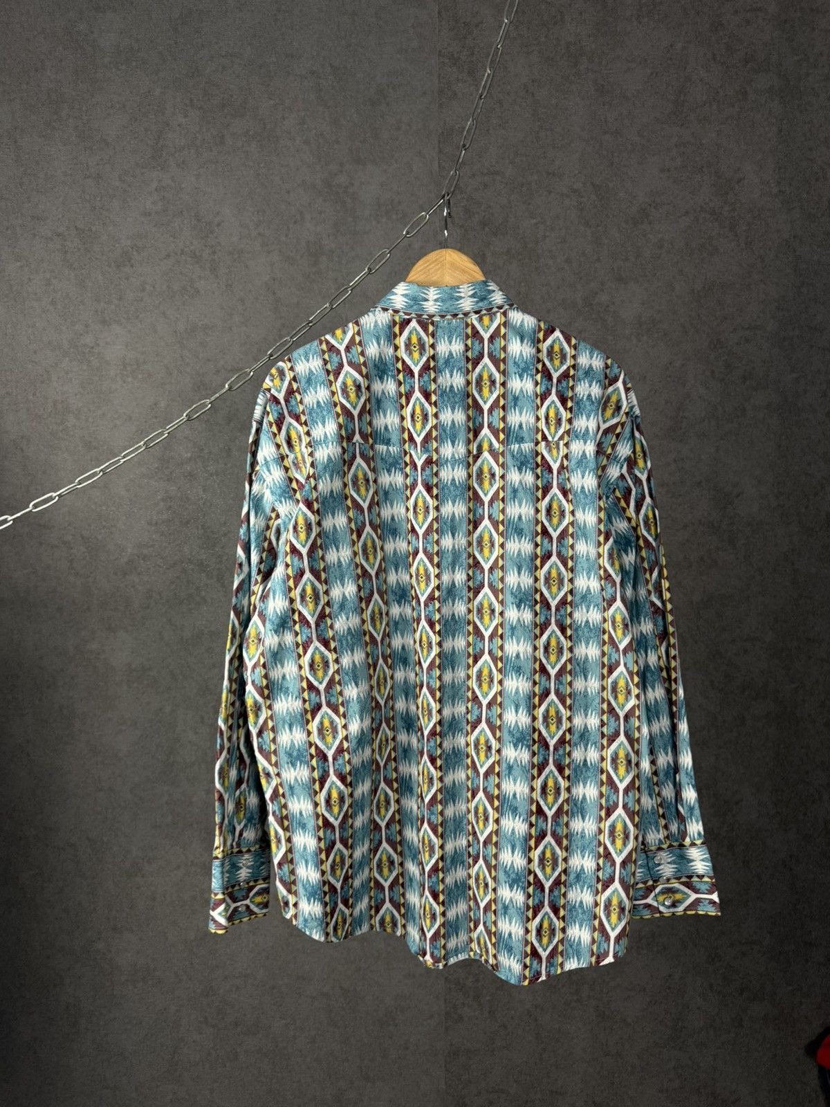 Wrangler Wrangler Western art designer crazy shirt Size US XL / EU 56 / 4 - 6 Thumbnail