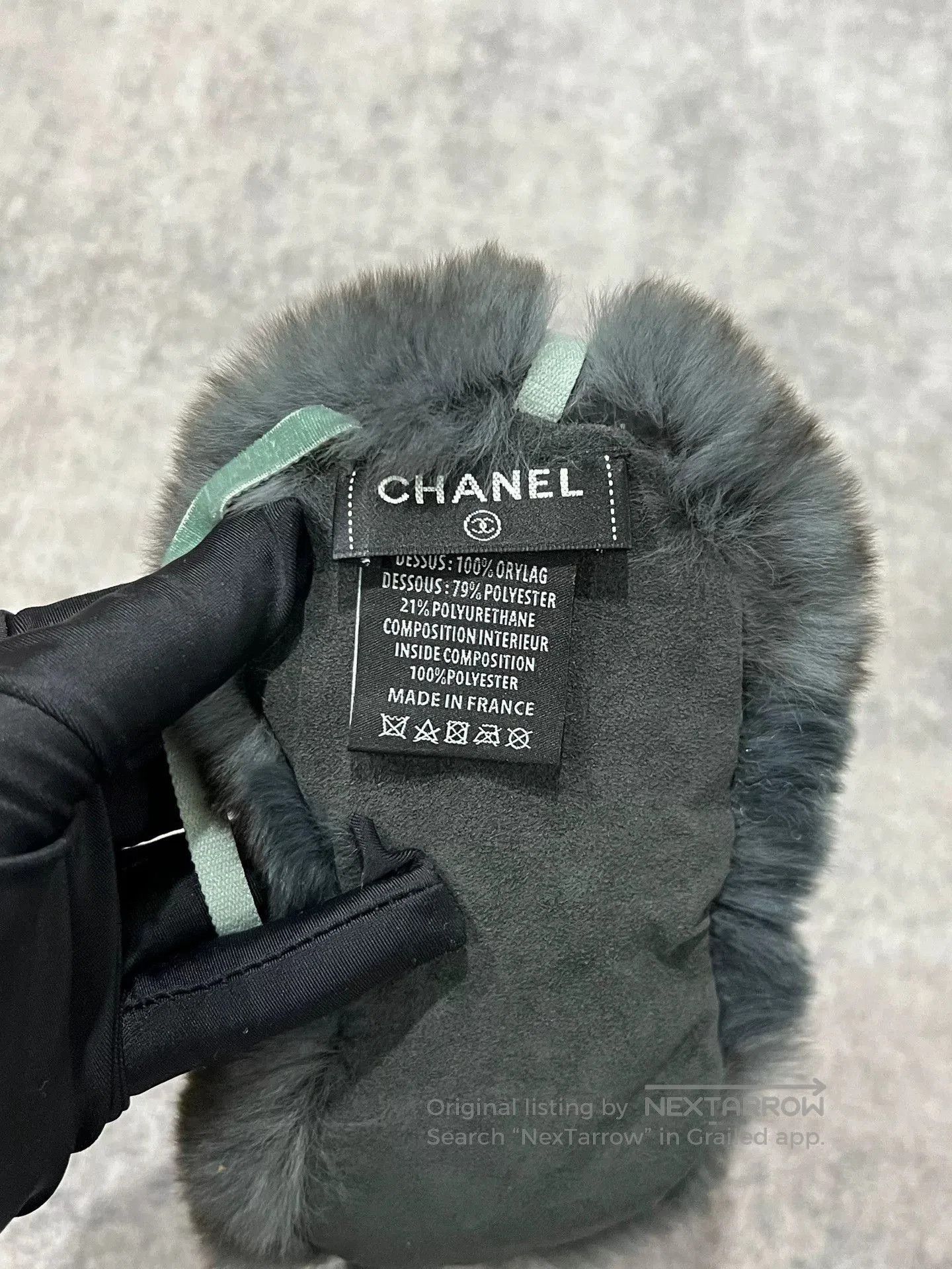Chanel Chanel Rabbit Fur Sleep Mask. Size ONE SIZE - 4 Thumbnail