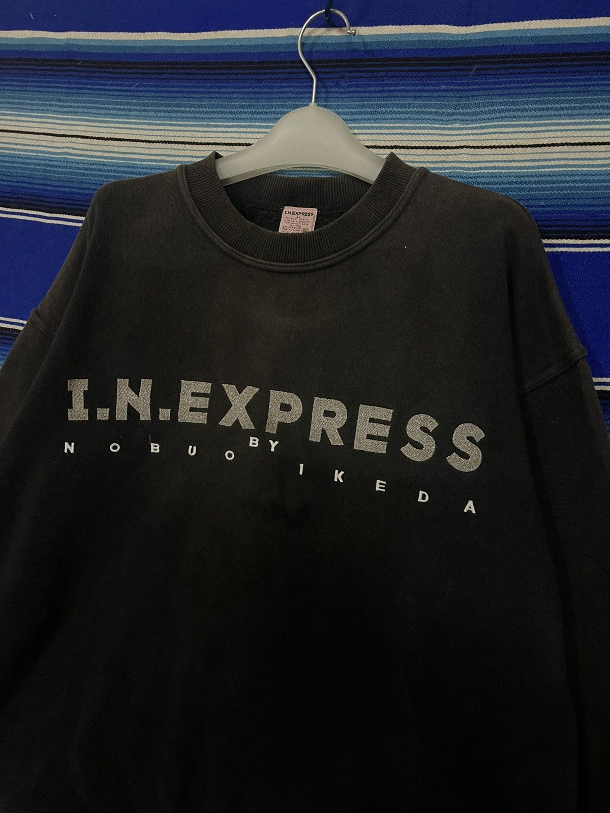 Designer × Japanese Brand × Vintage RARE🔥VintageI.N EXPRESS by Nobuo Ikeda Sun faded sweatshirt Size M / US 6-8 / IT 42-44 - 2 Thumbnail
