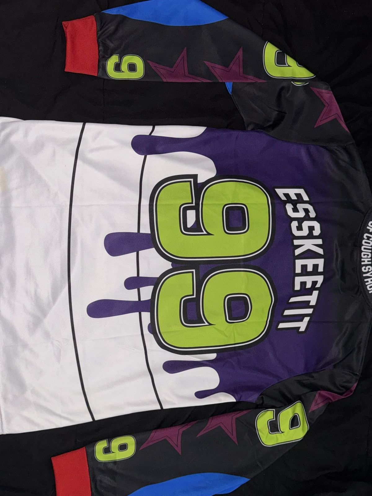 Awful Lot of Cough Syrup Graphic Long Sleeve Jersey- ALOCS -desto dubbs Size US XL / EU 56 / 4 - 2 Thumbnail