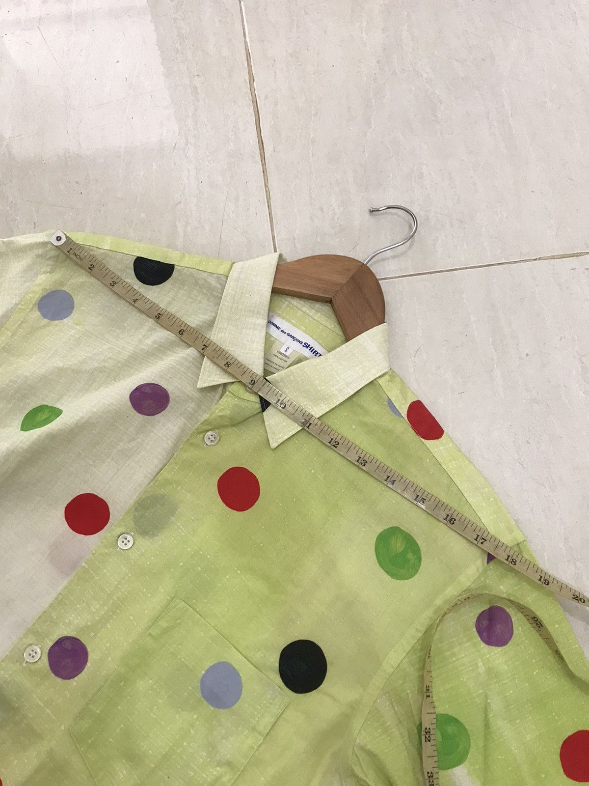 Comme des Garcons Comme des garcons Mary Heilmann Polkadot Shirt Size US S / EU 44-46 / 1 - 12 Thumbnail