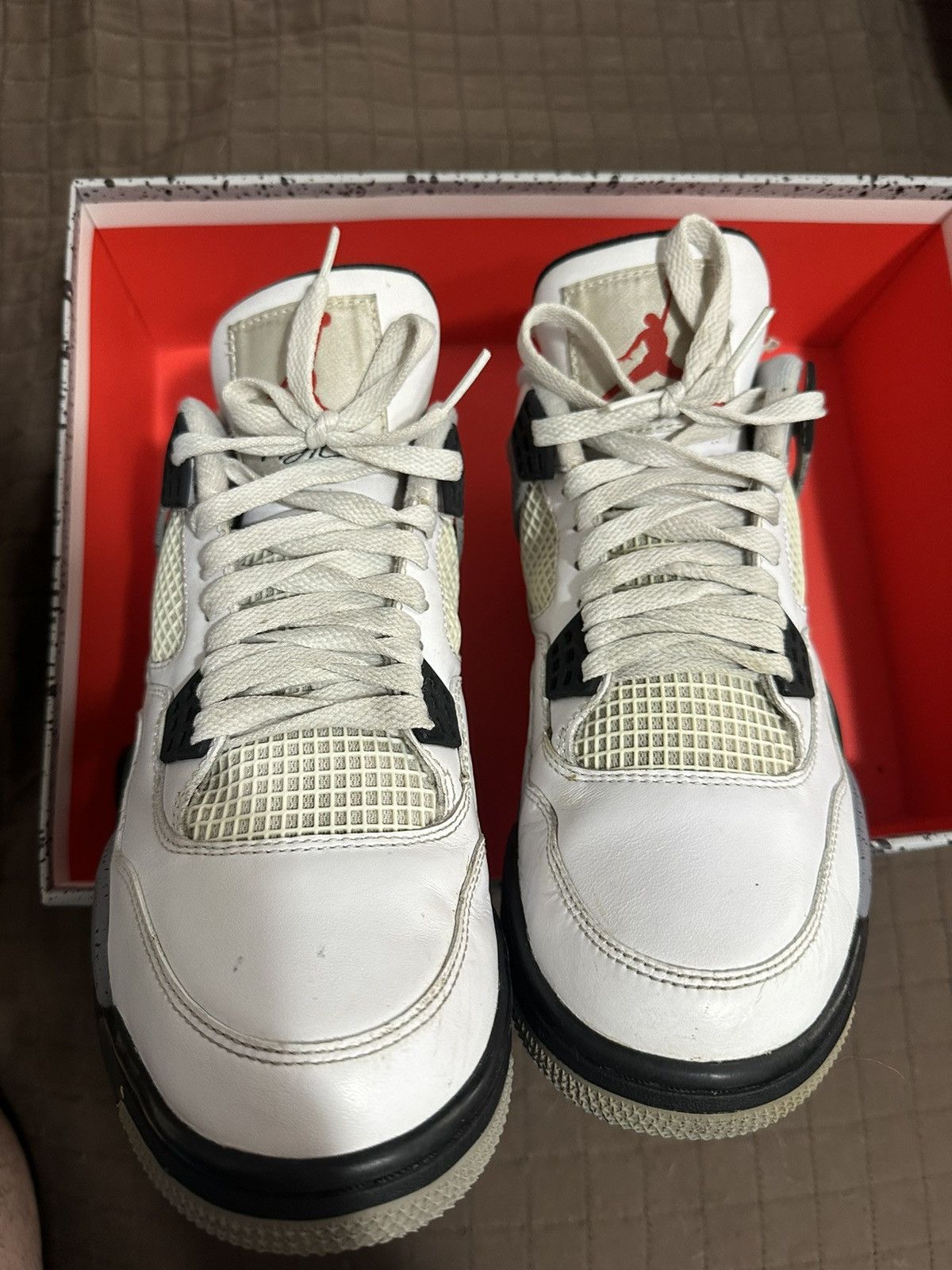 Jordan Brand × Nike Nike air Jordan white cement 2012 Size US 8.5 / EU 41-42 - 3 Thumbnail