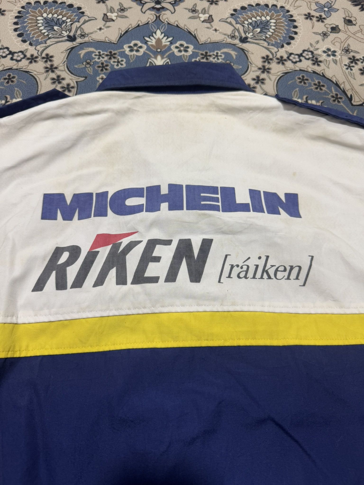 Sports Specialties × Vintage Vintage Michelin Riken Officer Crew Shirt Size US L / EU 52-54 / 3 - 3 Thumbnail