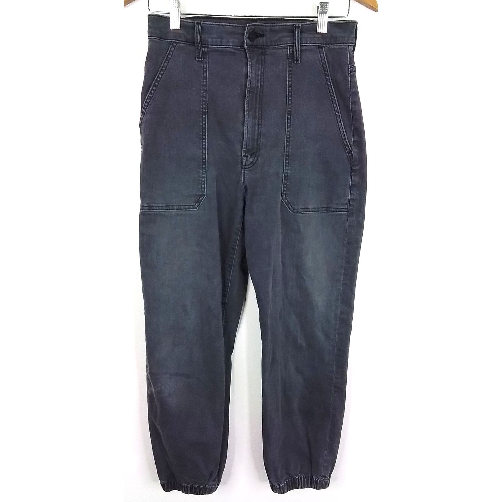 MOTHER Mother Denim Jeans Women's 28 The Wrapper Patch Ankle Size 28" / US 6 / IT 42 - 2 Thumbnail