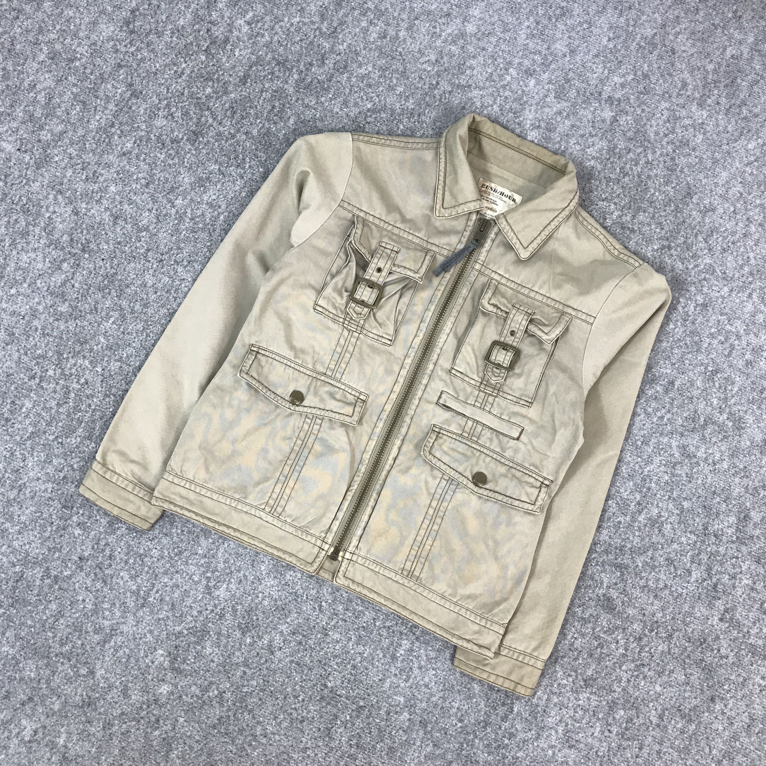 Japanese Brand RUSH HOUR POCKET M65 STYLE JACKET Size US M / EU 48-50 / 2 - 5 Thumbnail