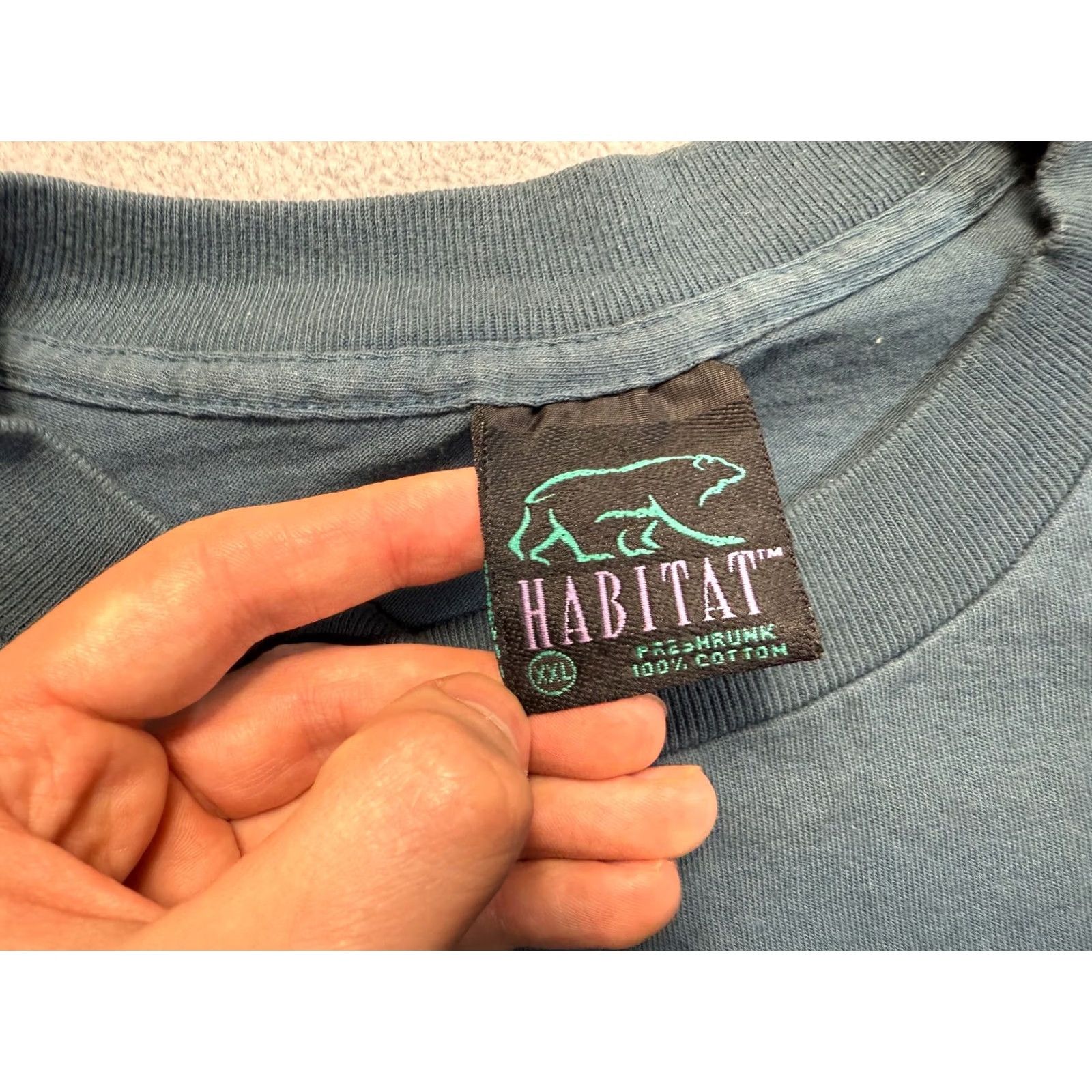 Habitat Habitat Vintage Yosemite Park AOP Mens T-Shirt 2XL Blue/Green Size US XXL / EU 58 / 5 - 4 Thumbnail