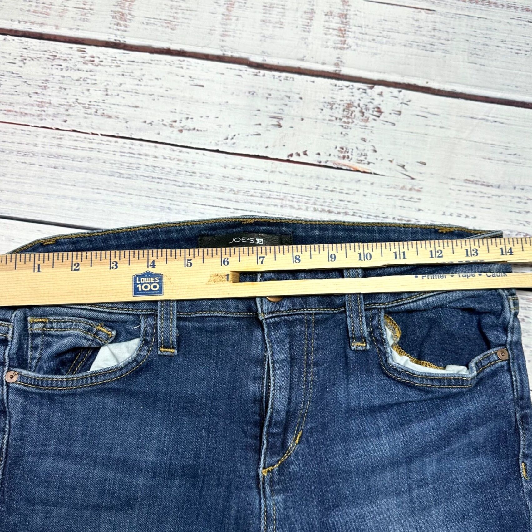 Vintage Joe's Jeans Womens Skinny Jeans Size 27 Blue Stretch Low Rise Pockets Size 27" / US 4 / IT 40 - 5 Thumbnail