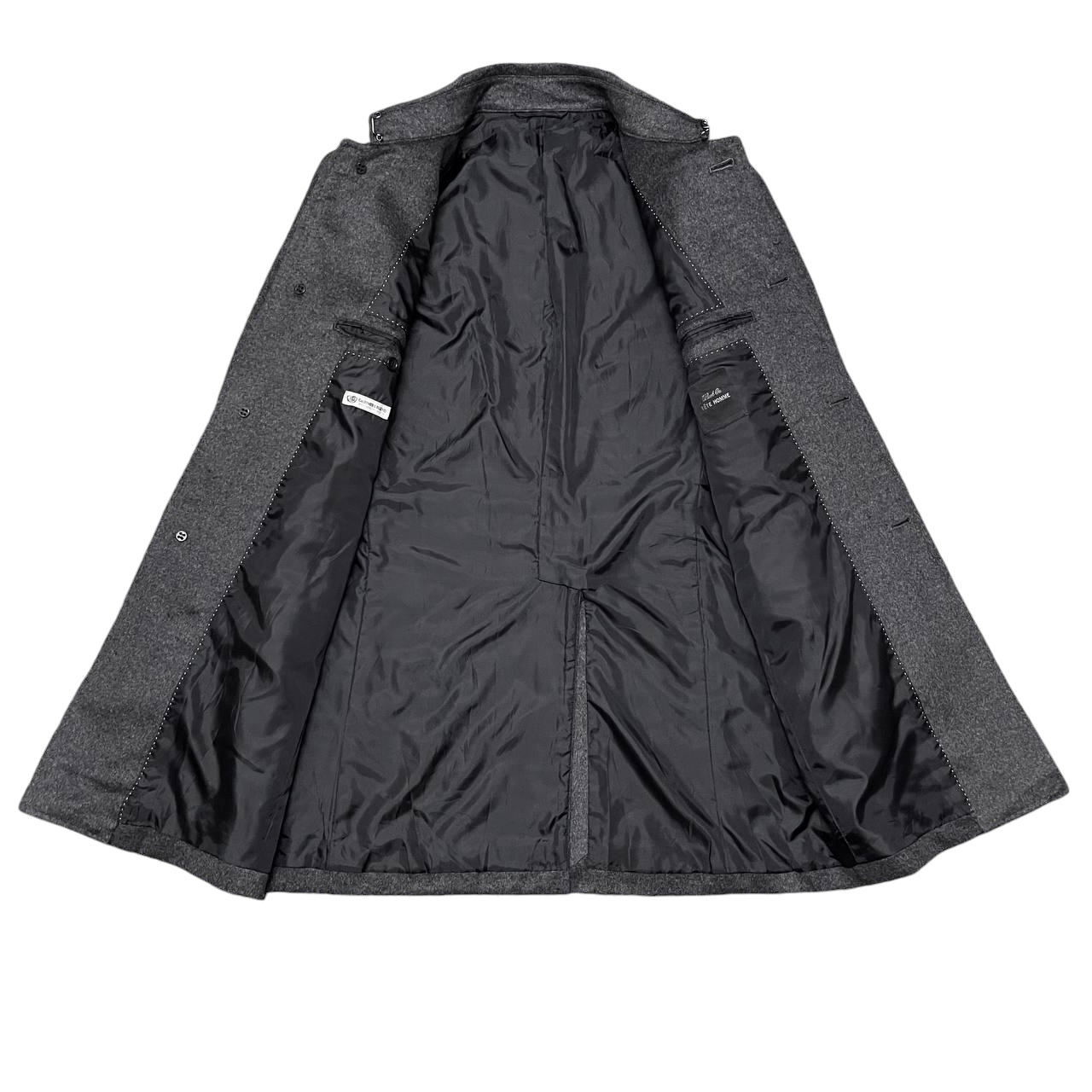 Tete Homme Tete Homme Issey Miyake Cashmere Blend Coat Size US L / EU 52-54 / 3 - 6 Thumbnail