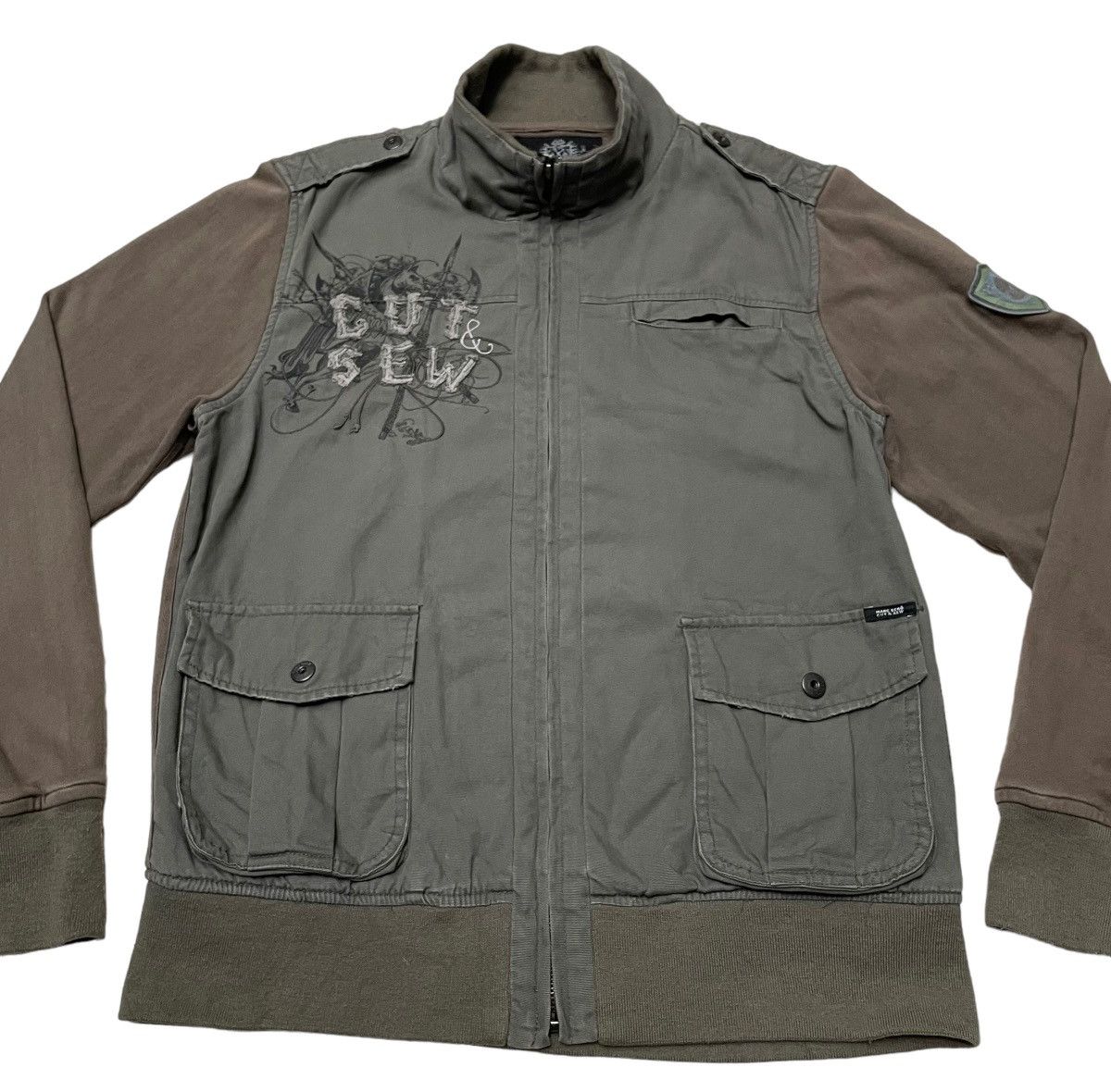 Marc Ecko Vintage Brand Marc Ecko Two Tone Jacket 2000s Size US M / EU 48-50 / 2 - 3 Thumbnail