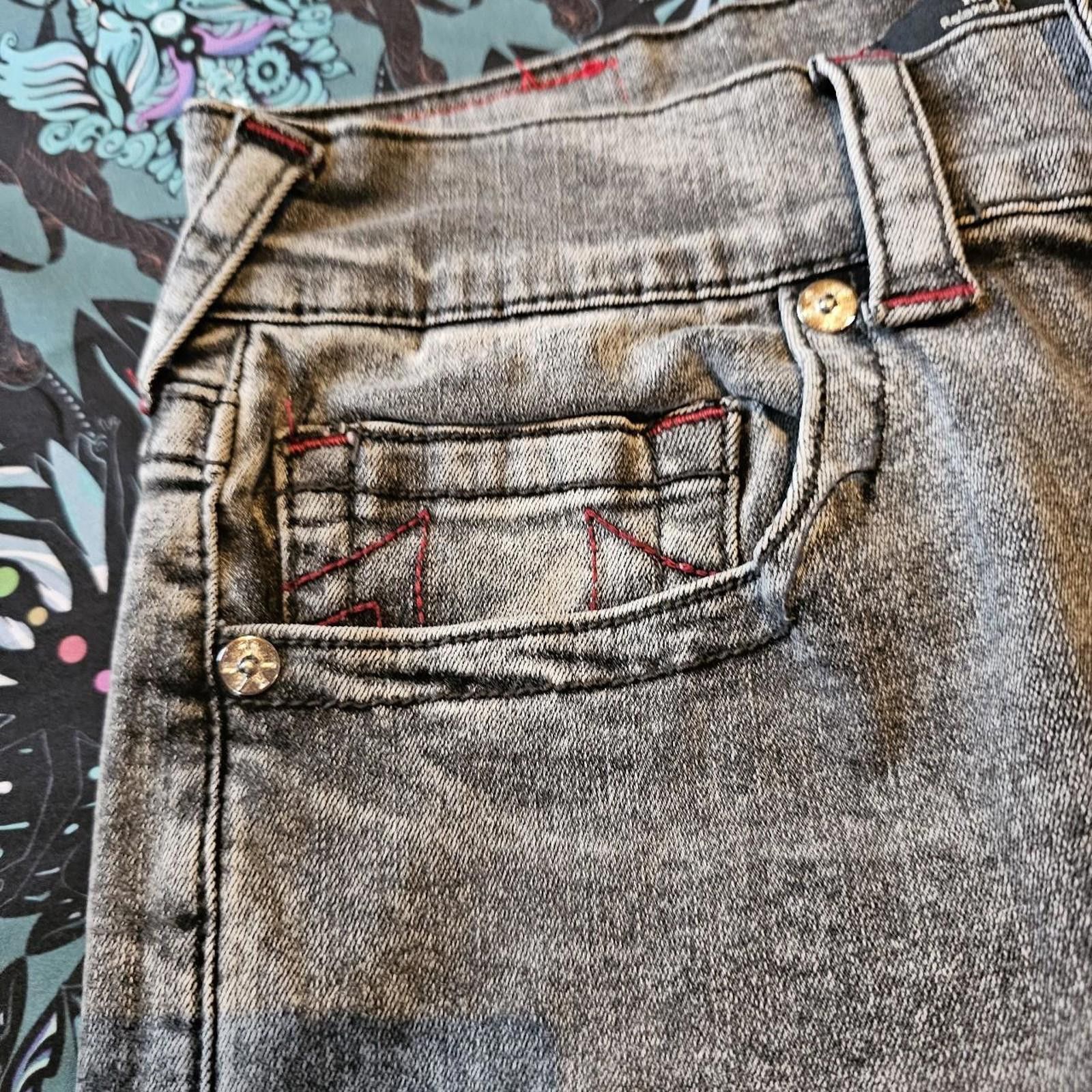 True Religion True Religion Men's Faded Black Jeans Size US 30 / EU 46 - 4 Thumbnail