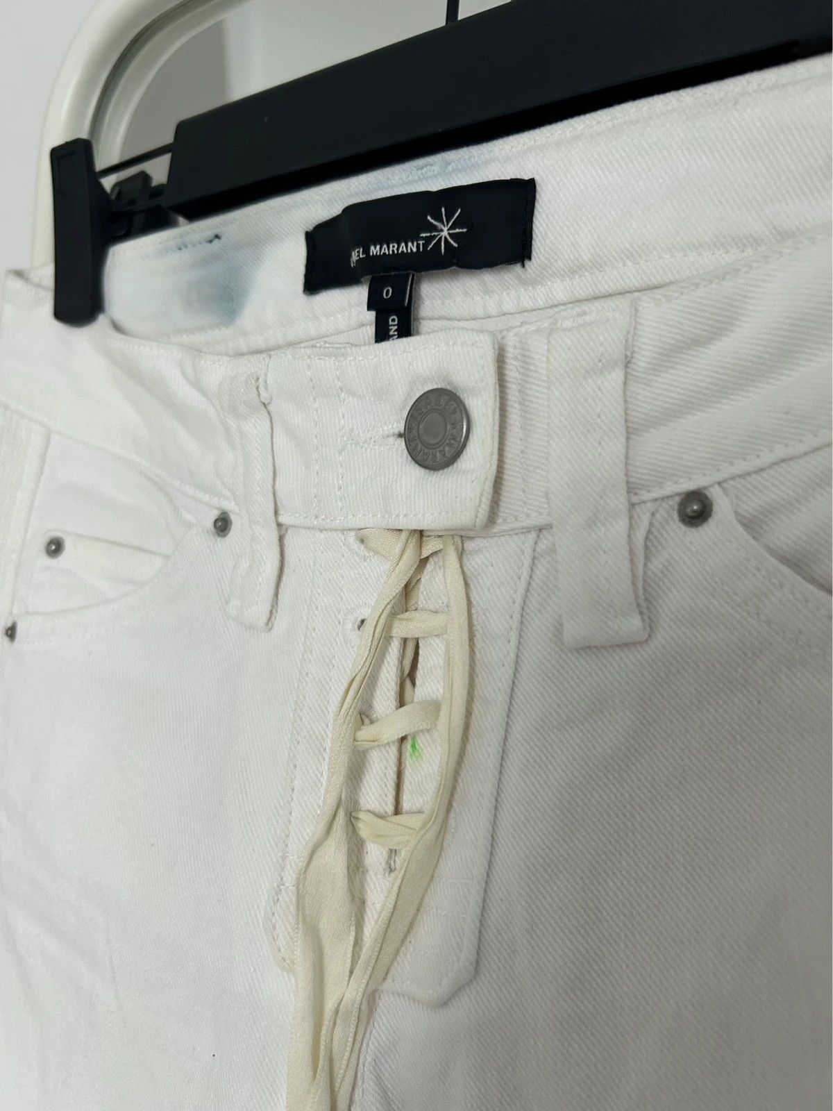 Isabel Marant Isabel Marant White Slim Pants Size 25" / US 0 / IT 36 - 4 Thumbnail