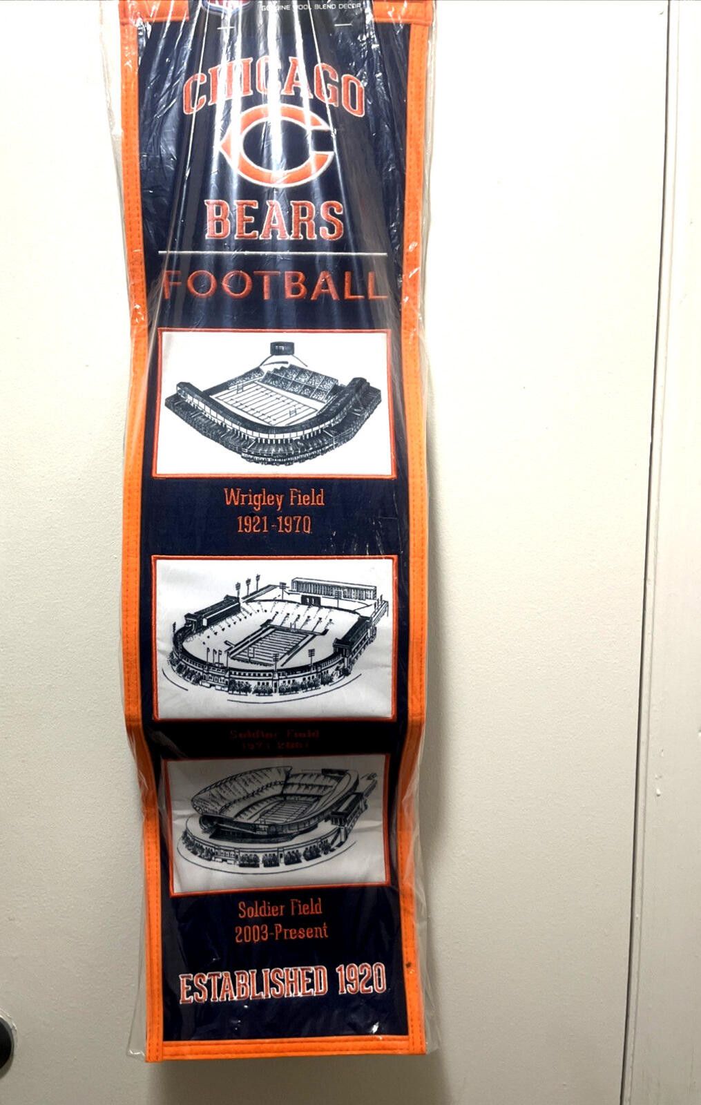 Other Chicago Bears NFL Embroidered Heritage Stadium History Size ONE SIZE - 1 Thumbnail