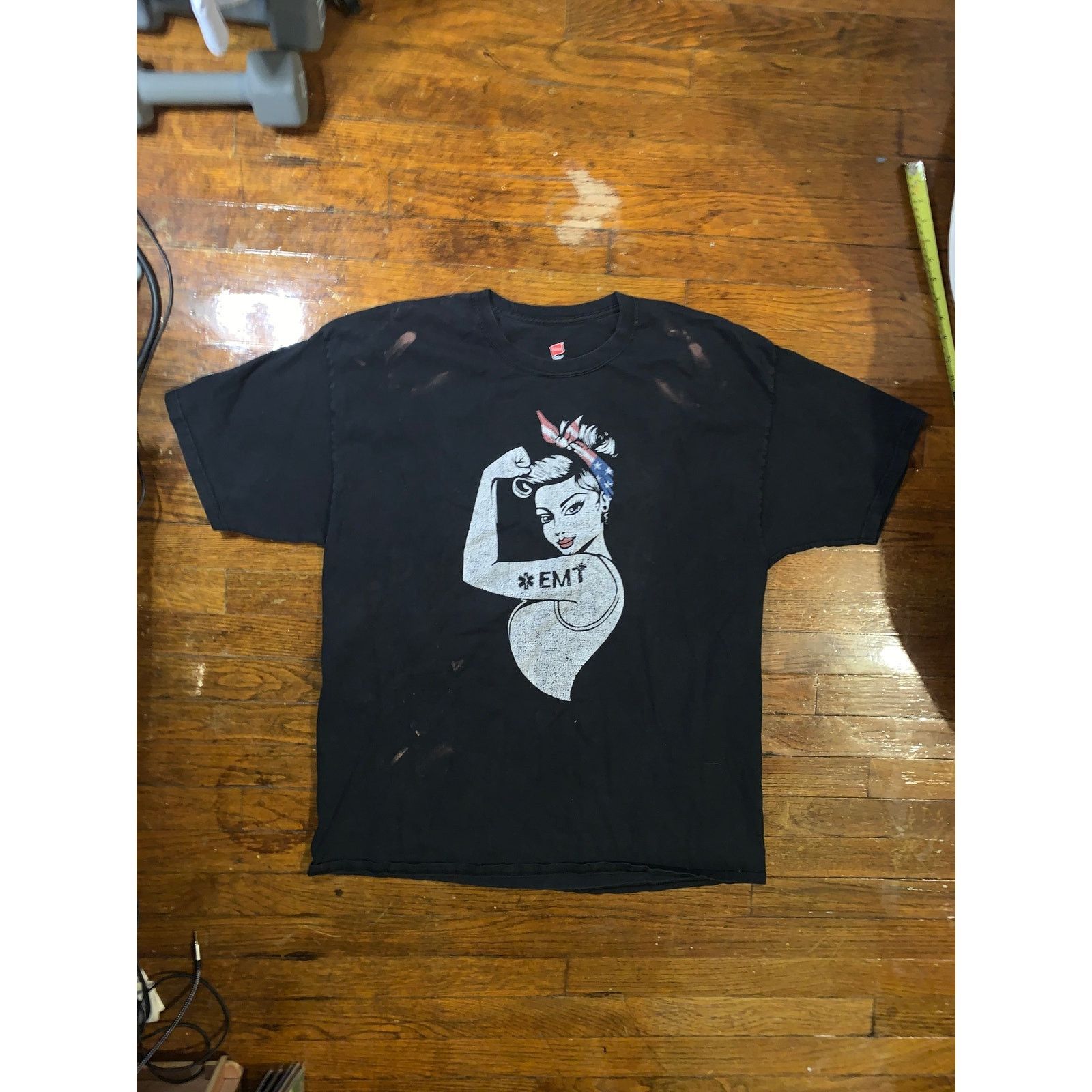 Other Rosie The Riveter EMT T Shirt First Responder Graphic Tee XL Size XXL / US 16-18 / IT 52-54 - 1 Thumbnail