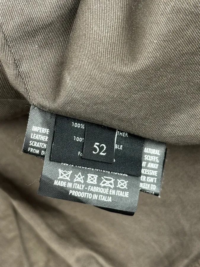 Gucci SS2011 Gucci Brown Eroded Leather Premium Jacket by Frida Giannini Size US M / EU 48-50 / 2 - 14 Thumbnail
