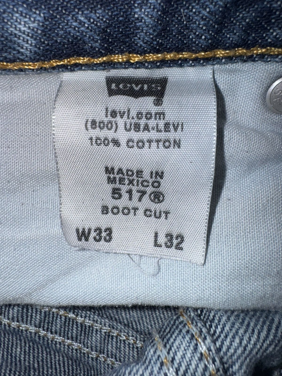 Levi's Vintage Clothing Vintage 517 levi’s Boot cut denim Size US 33 - 4 Thumbnail